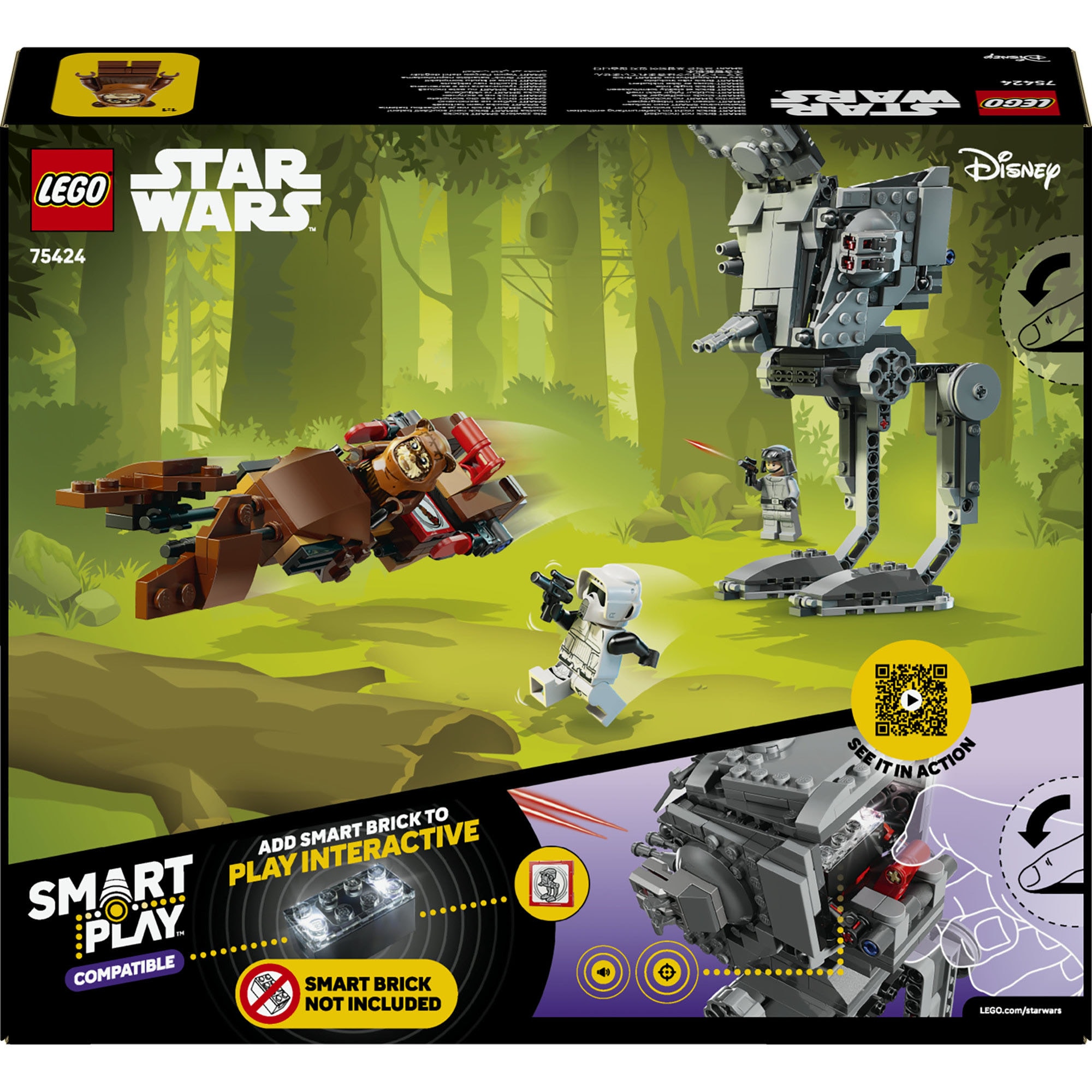 LEGO® Pions de construction »SMART Play: AT-ST Angriff auf Endor (75424), LEGO Star Wars ™« Mit SMART Brick kombatibel (nicht im Lieferumfang enthalten)