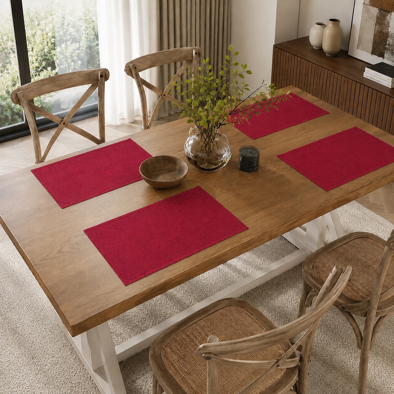 GOODproduct Platzset »Meellon« 2er Set, verschiedene Grössen, strukturiert, Esszimmer, Esstisch, Deko,