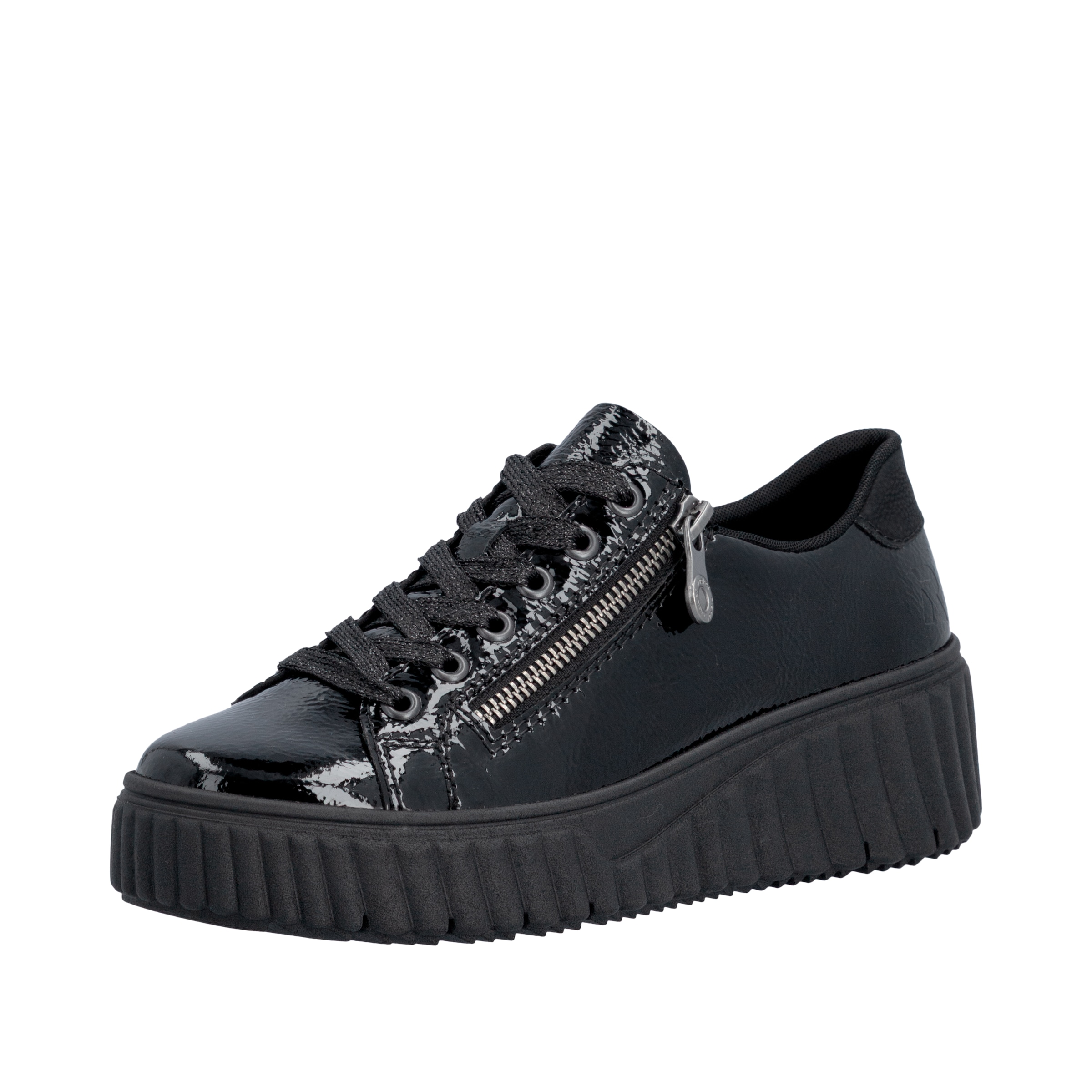 Rieker Plateausneaker  Freizeitschuh, Halbschuh, Schnürschuh mit Plateausohle