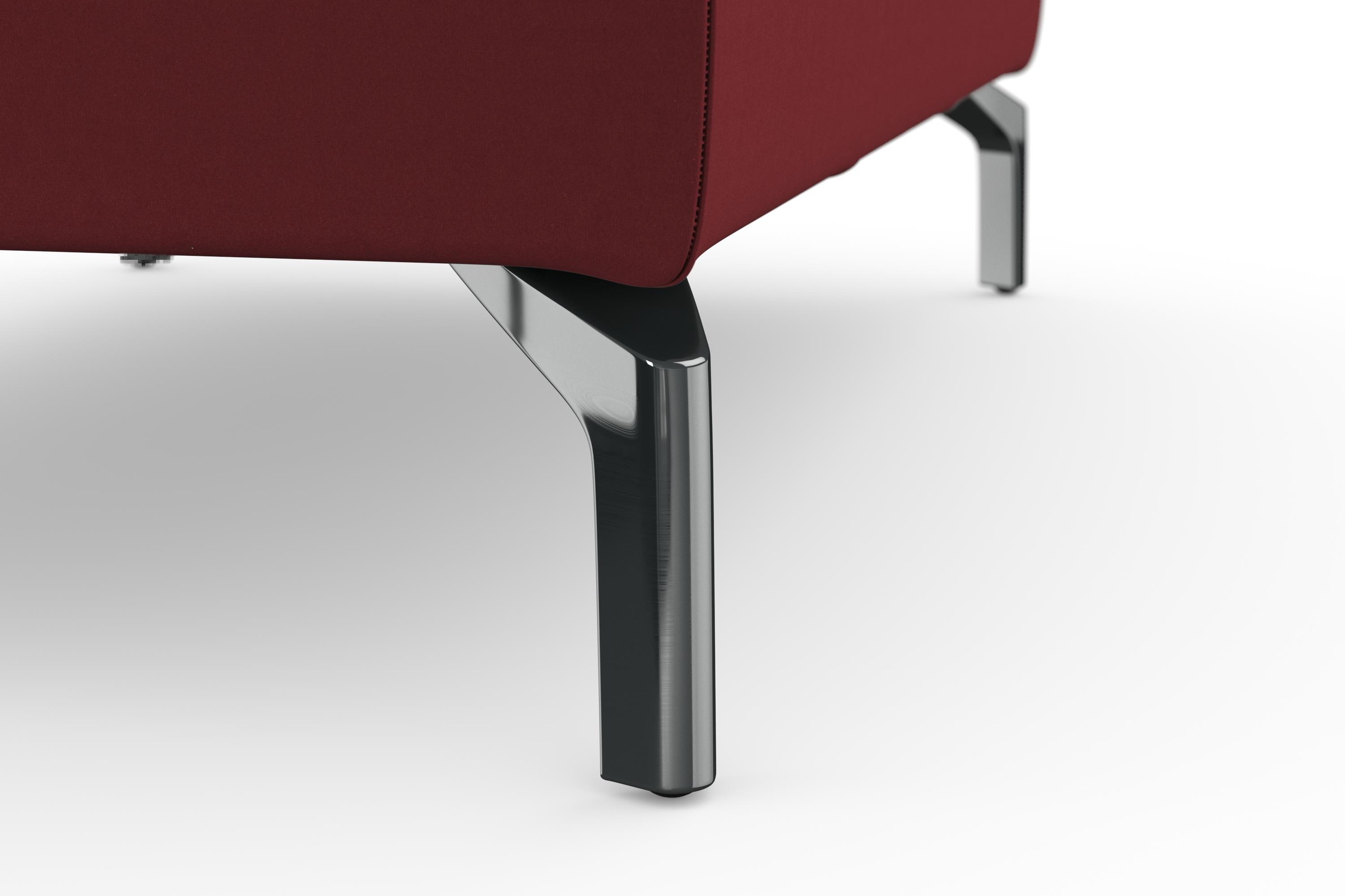 sit&more Hocker »Bendigo« mit Klappfunktion, Bodenfreiheit 15 cm, wahlweise in 2 Fussfarben