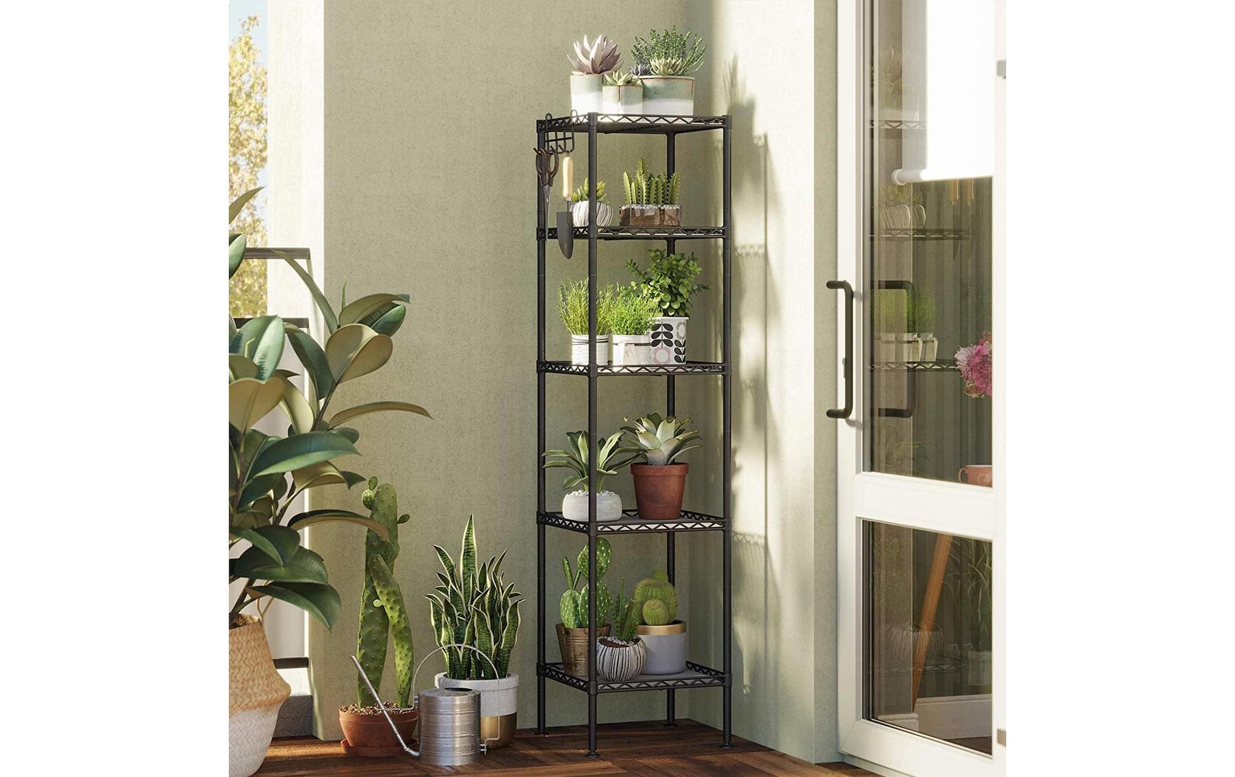 SONGMICS Regal »mit 5 Ebenen 30 x 30 x 121 cm«