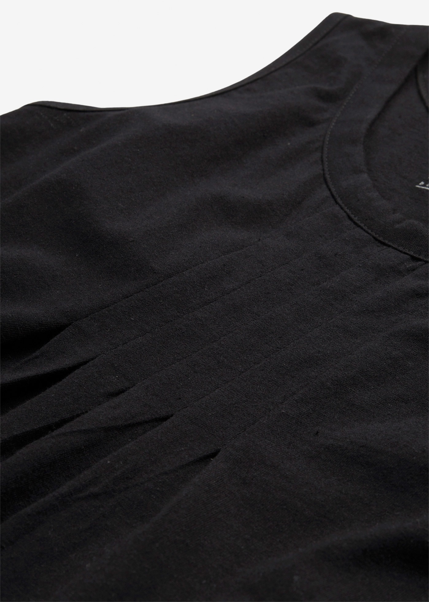 bonprix Top long »Long-Top« mit elegantem Faltendetail, lockere Passform, ärmellos