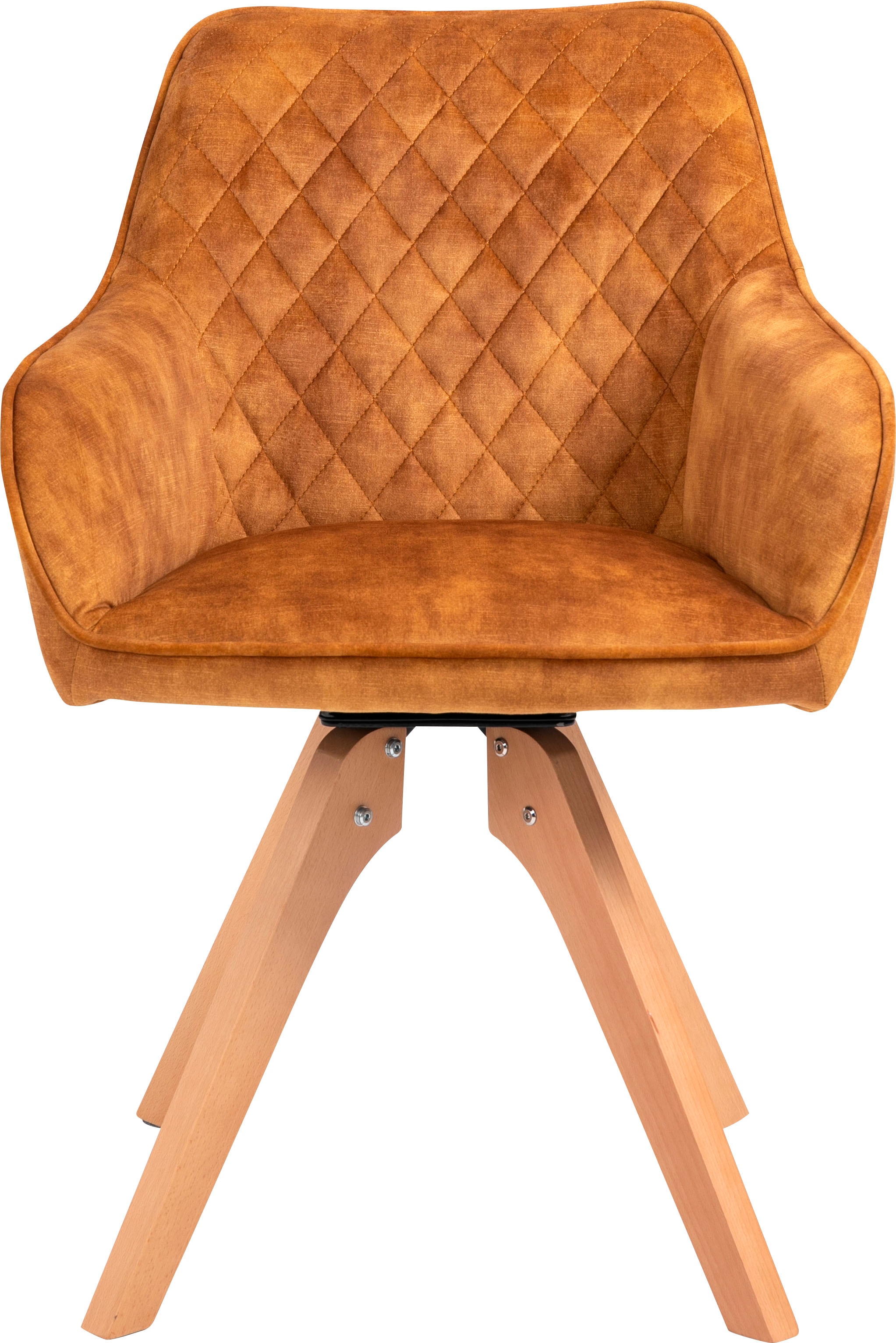 SalesFever Chaise avec accoudoirs »Växjö - Esszimmerstuhl Komfort und Stil« () 1 cuisSitzkomfort neu definiert: 180° Drehplatte inklusive!