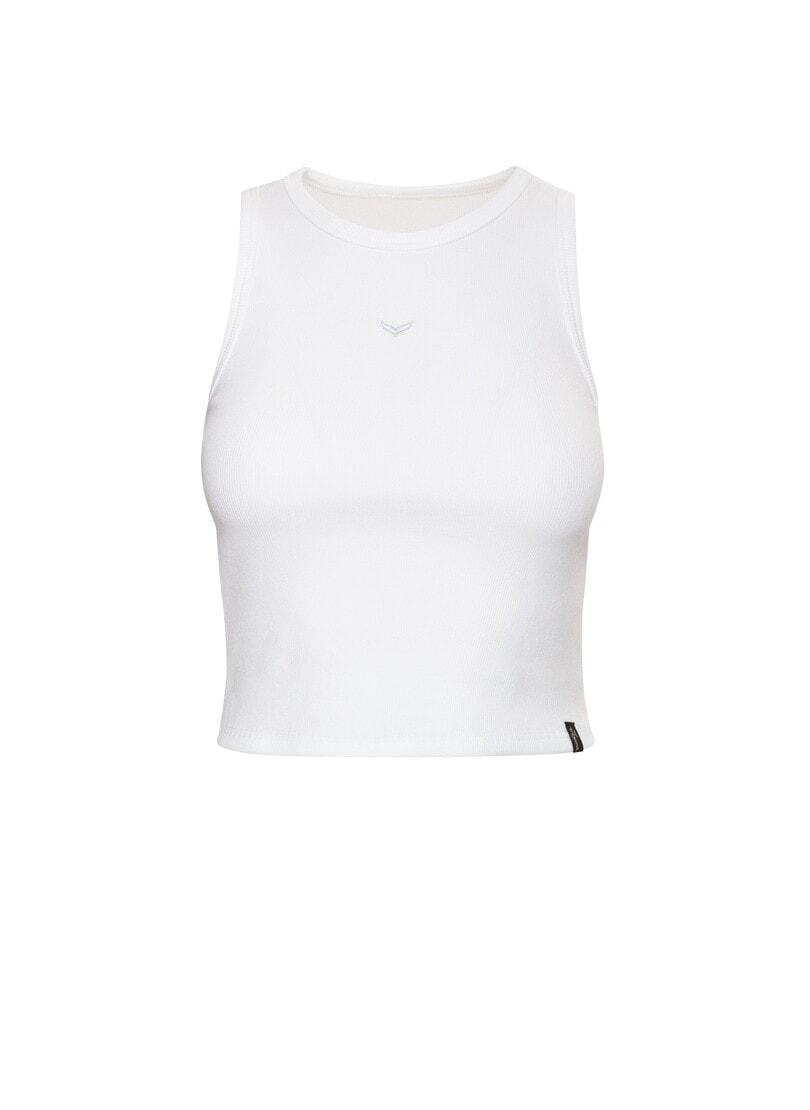 Trigema Crop-Top »TRIGEMA Cropped Top aus elastischem Doppelripp« 1 Stk. tlg.