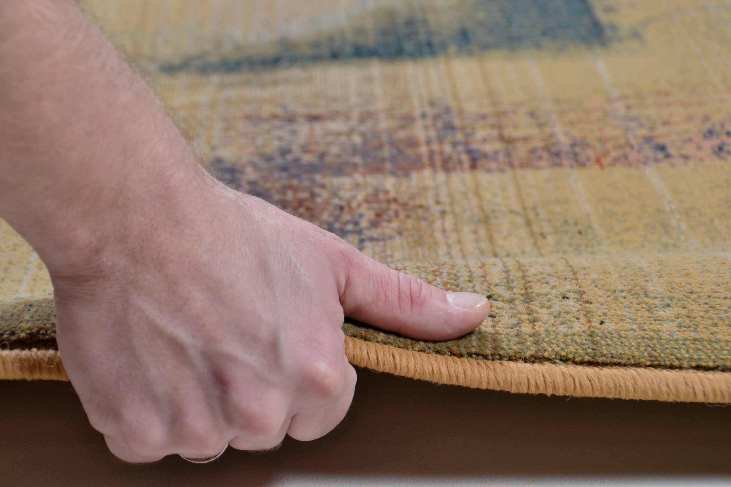 THEKO Teppich »Gabiro 003« rechteckig 10 mm Höhe Kurzflor, modernes florales Design, Wohnzimmer