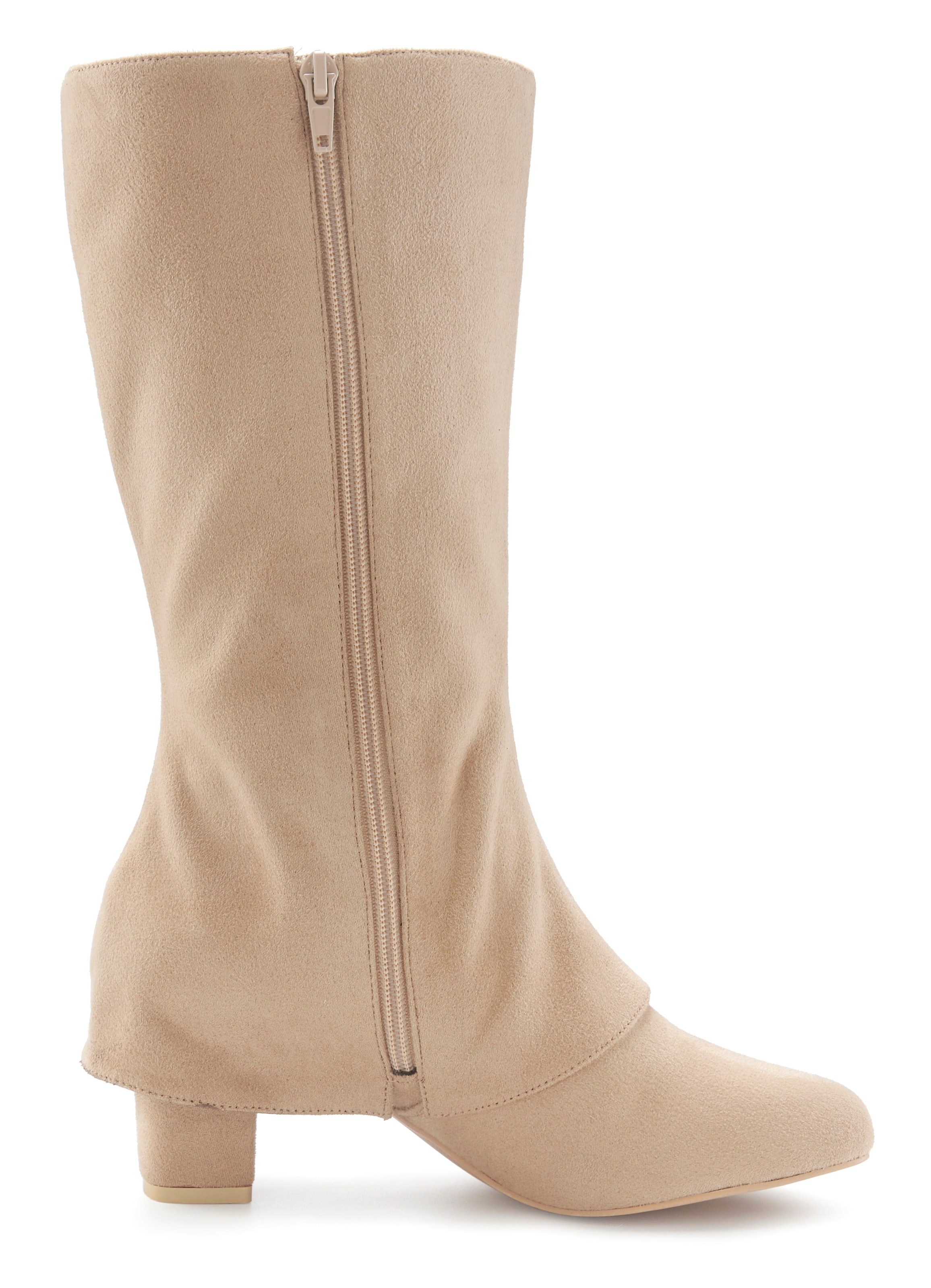LASCANA Stiefel »Boots, Stiefelette,«  mit raffiniertem Spitzendetail und Zierreissverschluss