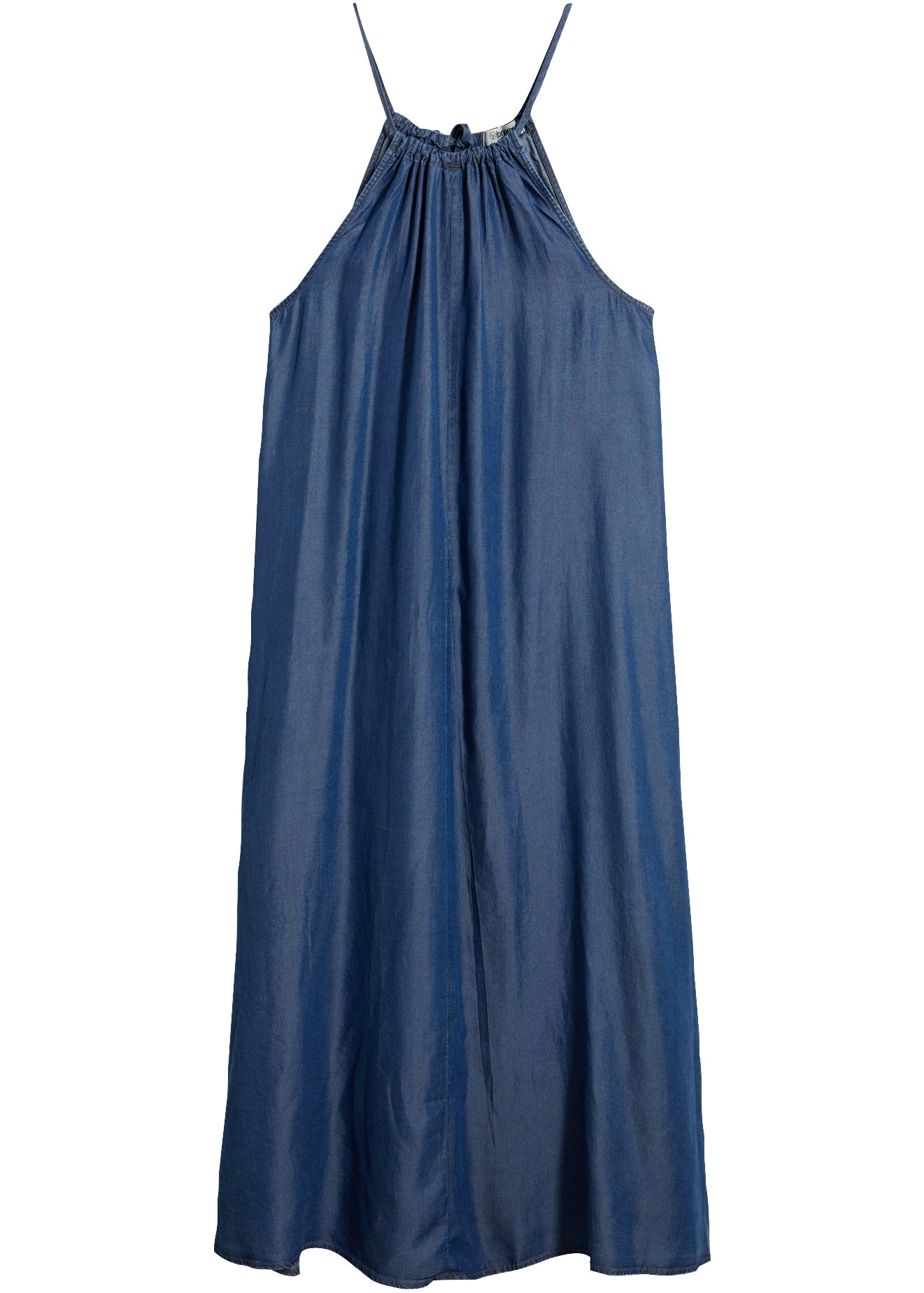 bonprix Jeanskleid »Jeanskleid aus fliessendem Lyocell« für lässigen Look, aus Lyocell (TENCEL™), in A-Linie