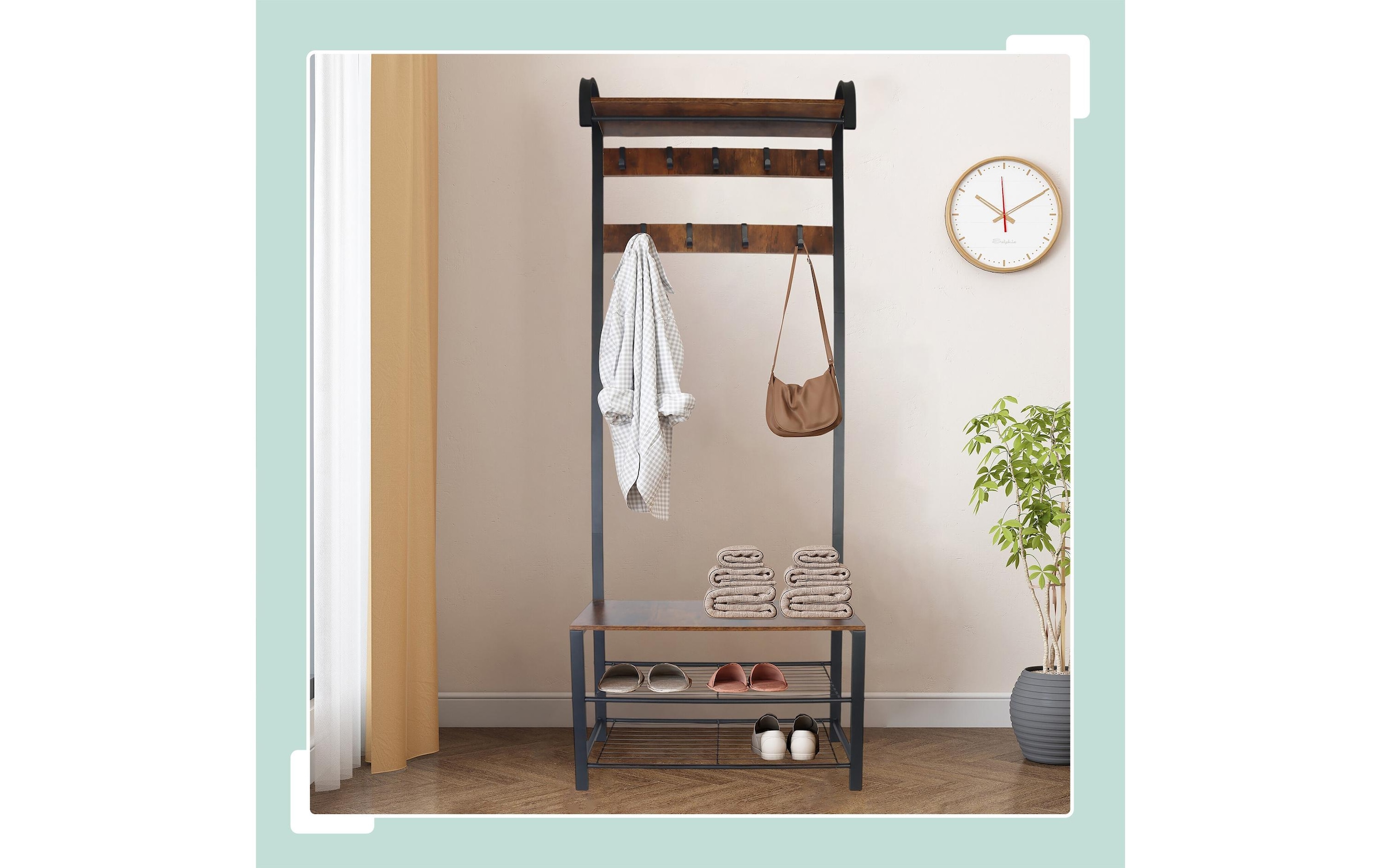 relaxdays Porte-manteau