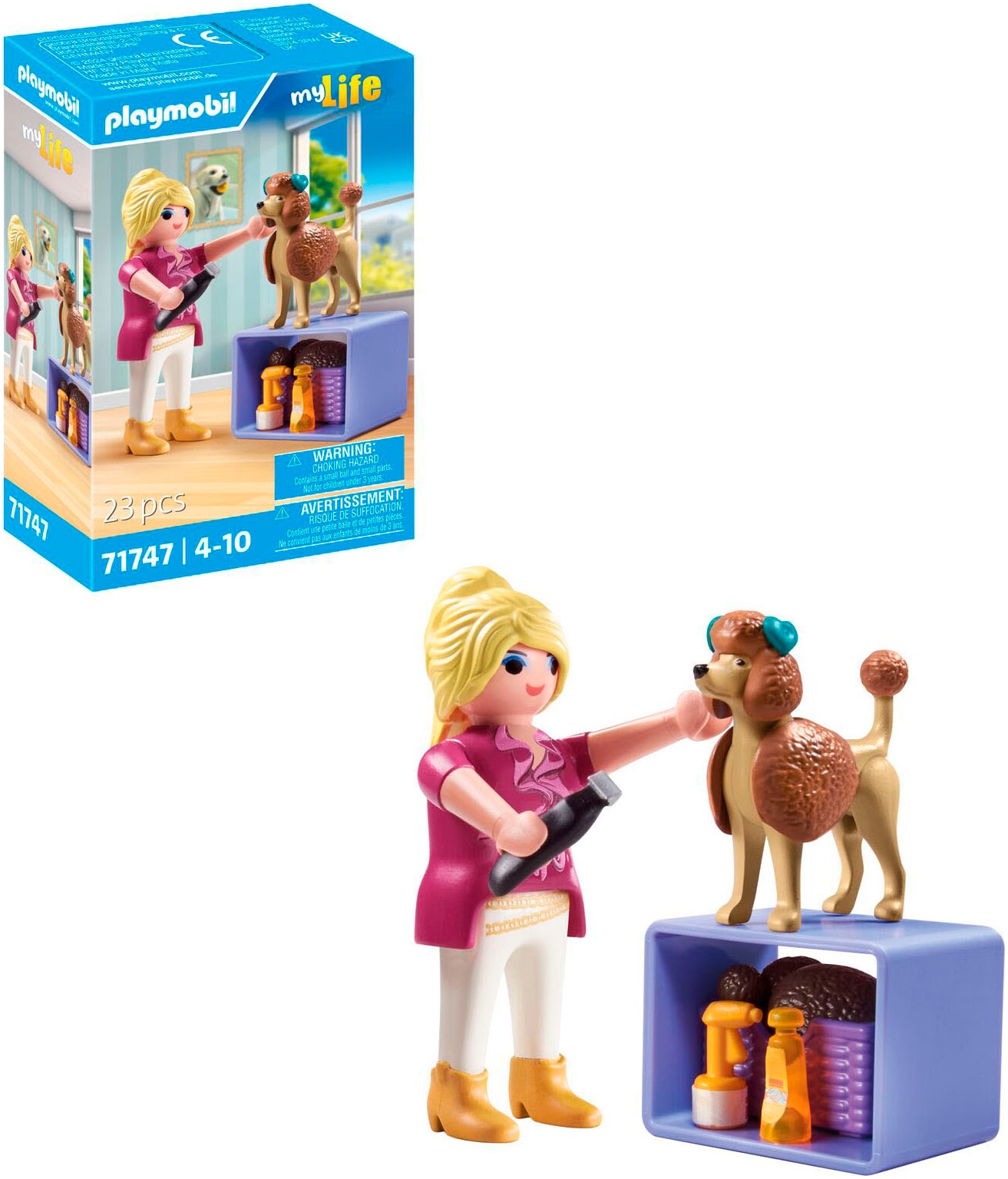 Playmobil® Jeu de construction »Hundefriseurin (71747), Playmobil My Life«