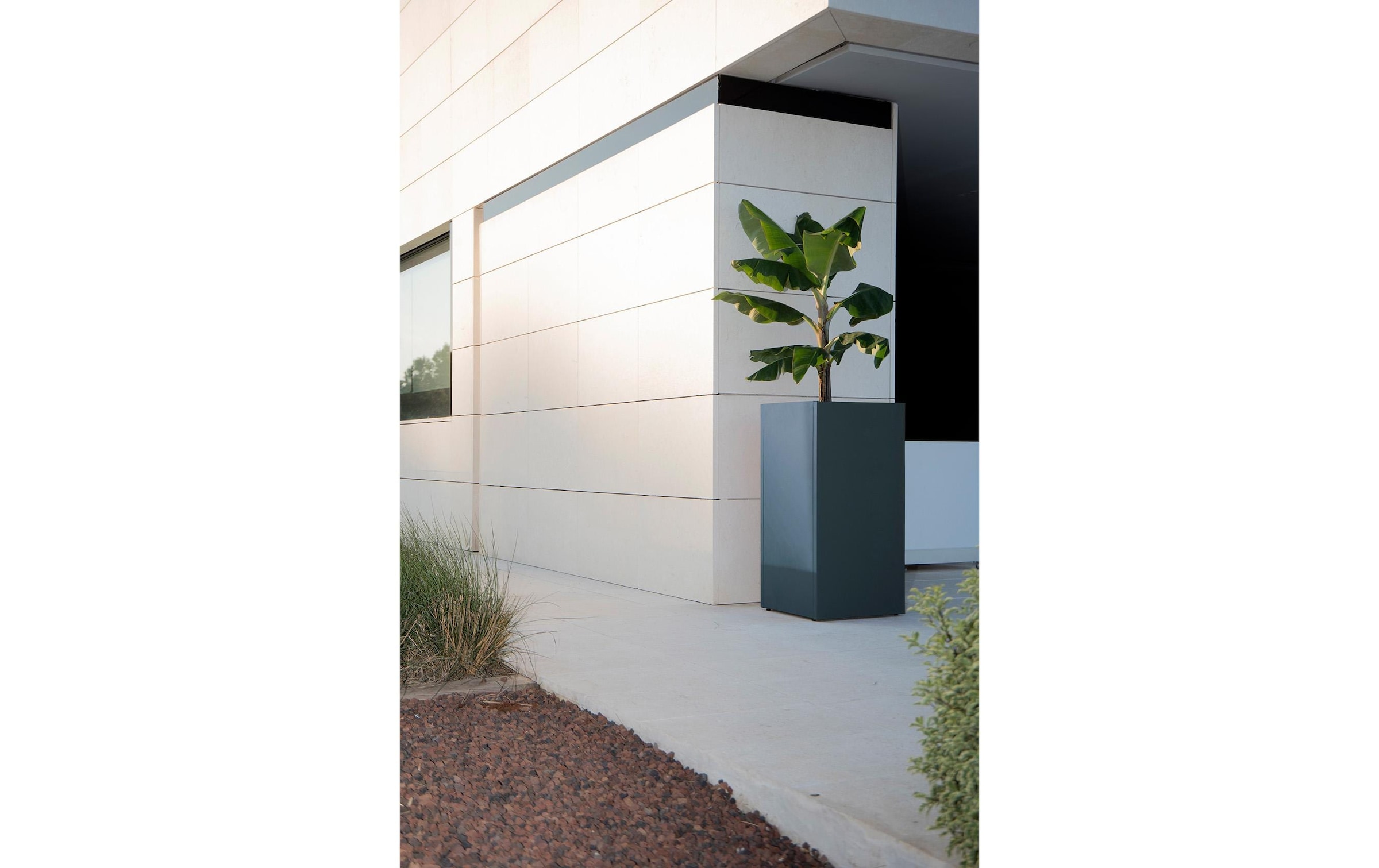 Herstera Garden Bac à plantes »Metall Säulen 50 x 50 x 100 cm«