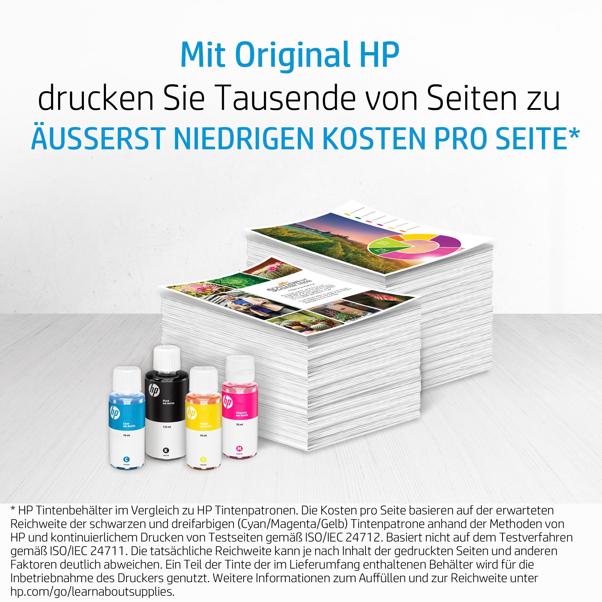 HP Encre de recharge »31 Cyan Original Tintenflasche, 70 ml« für HP 1 cuis tlg.