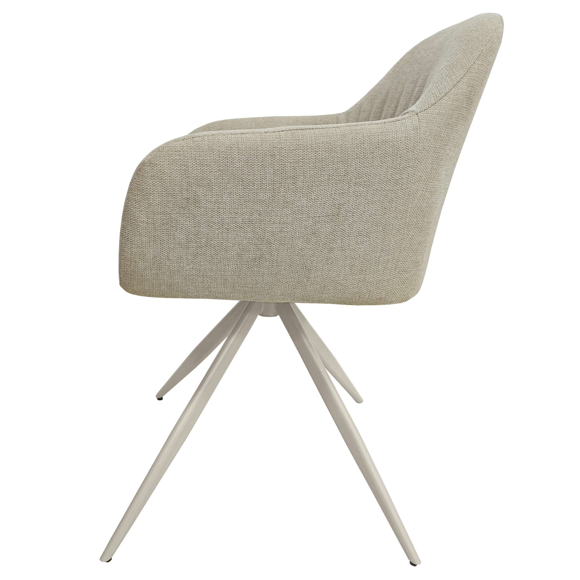 GOODproduct Chaise de salle à manger »Avisio« () 2 cuisDossier rembourré, accoudoirs et surface d'assise, hauteur d'assise 50 cm