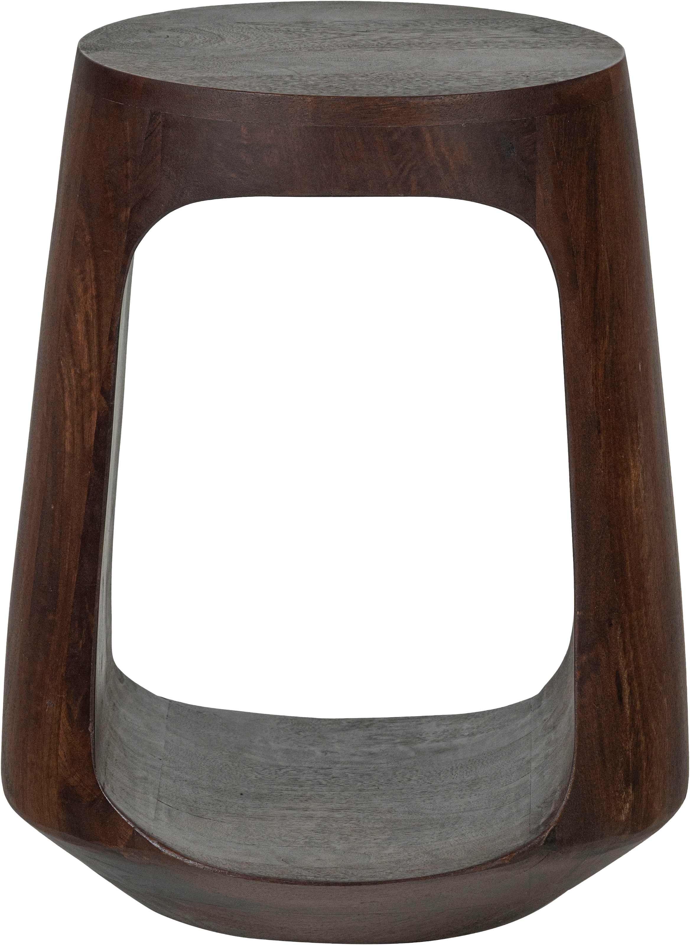 WOOOD Couchtisch »Bayo mit Massivmangoholz und organischer Form B 33 x T 33 x H 45 cm« Tragkraft 45–50 kg, ausschliesslich Innenbereich, montiert geliefert