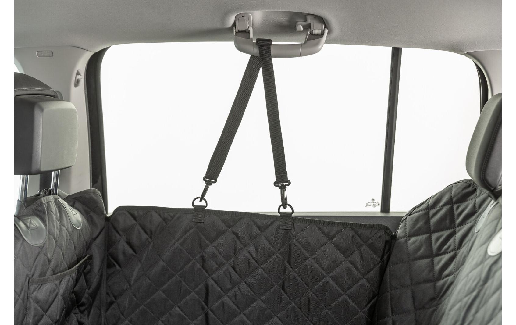 TRIXIE Couverture de voiture pour animaux »1,64 x 1,61 m« Stabile Auto-Schondecke für den Rücksitz