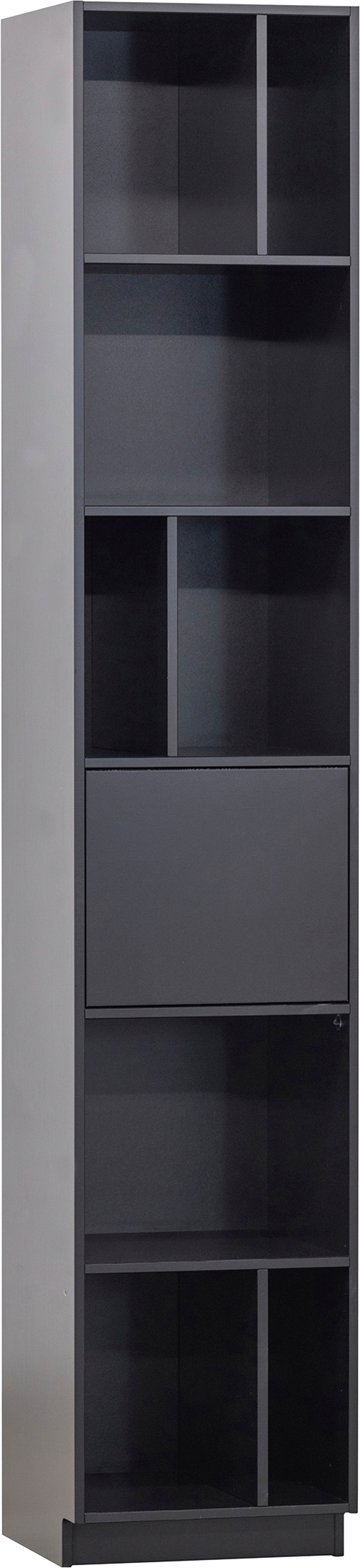 WOOOD Étagère à livres »Finca FSC®-Kiefernholz mit Druckmechanismus H 210 x B 40 x T 40 cm« capacité de charge 10 kg par étagère, aspect flottant, facile à monter