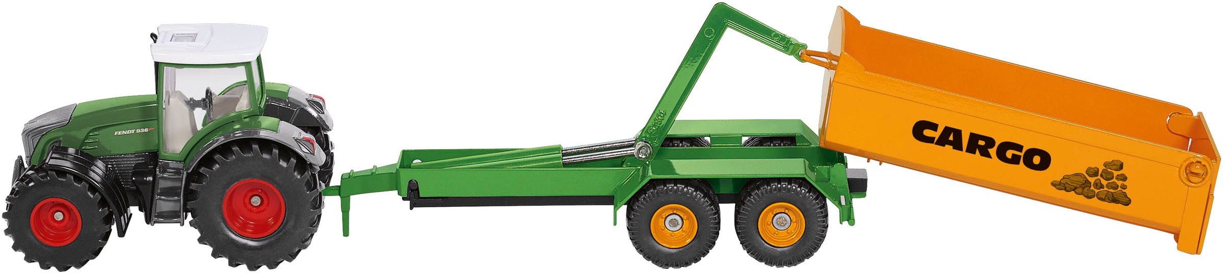 Siku Tracteur jouet »SIKU Farmer, Fendt m. Hakenliftfahrgestell&Mulde (1989)«