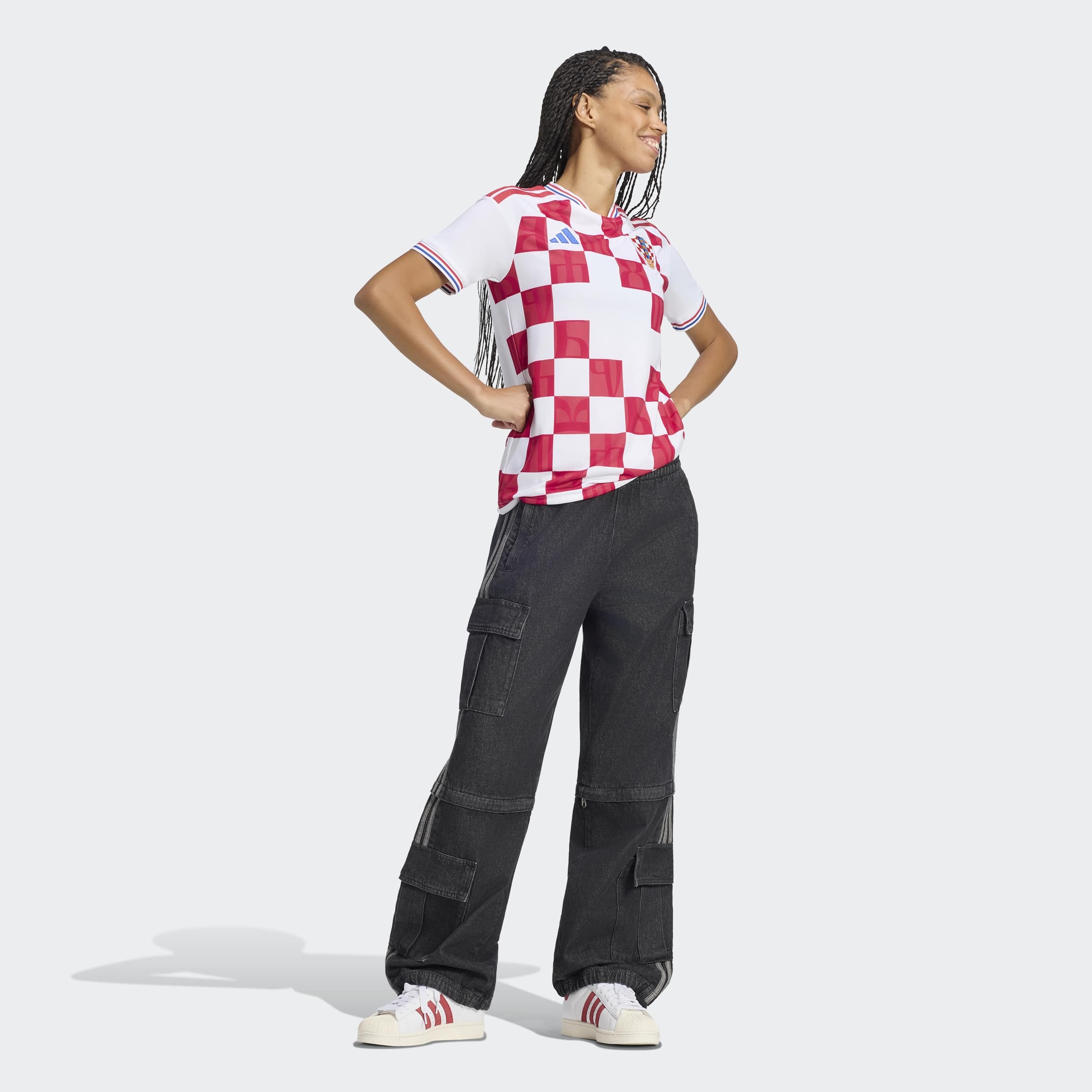 adidas Performance Fussballtrikot »KROATIEN 26 HEIMTRIKOT« mit Climacool® Technologie, schnell trocknendes Doubleknit-Material