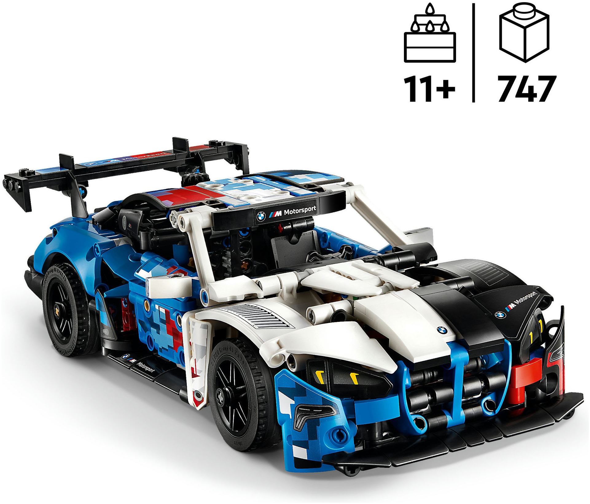 LEGO® Konstruktionsspielsteine »BMW M4 GT3 EVO Rennwagen (42226), LEGO Technic«