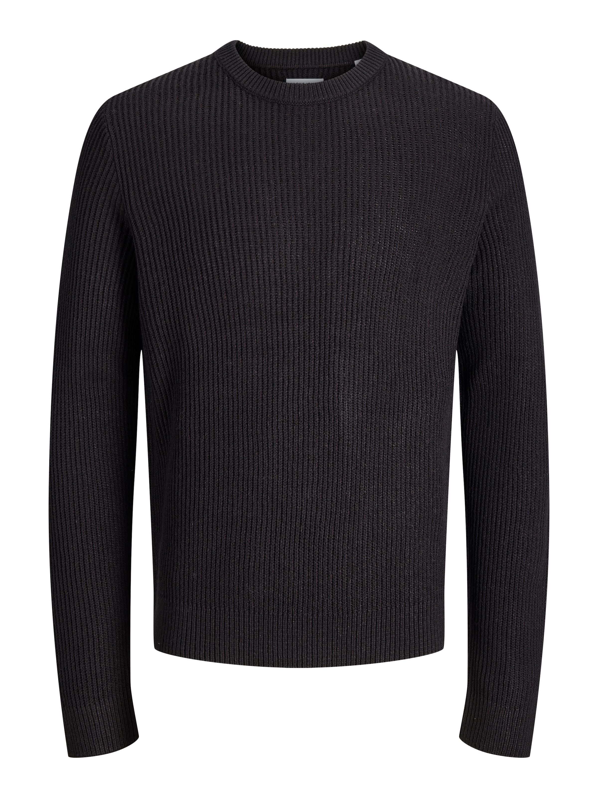 Jack & Jones PlusSize Pull à col rond »JJPANNEL KNIT CREW NECK AW26 PLS« mélange de matériaux, coupe normale