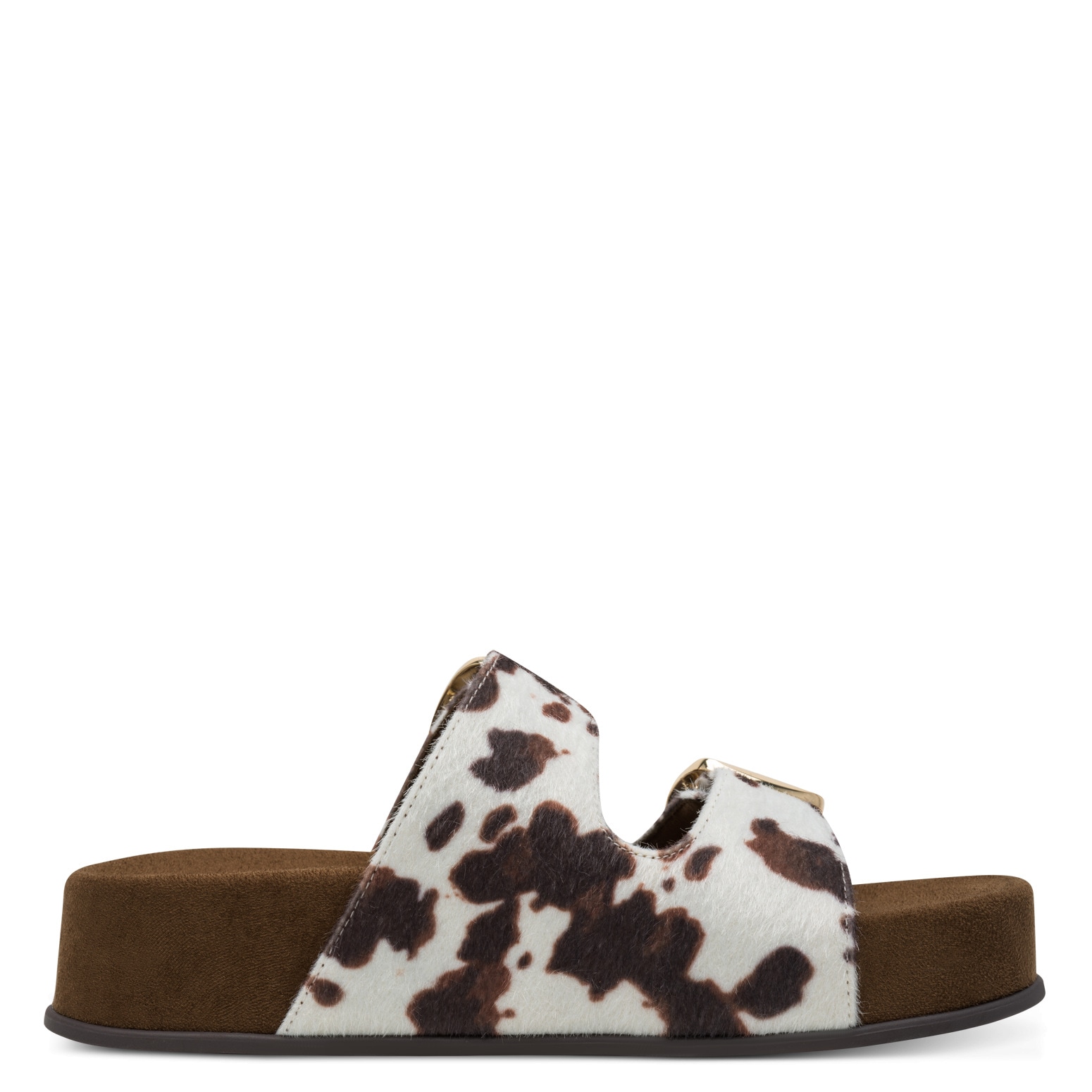 MARCO TOZZI Pantolette  Chaussure d'été, chaussure tendance, chaussure à enfiler effet peau de vache