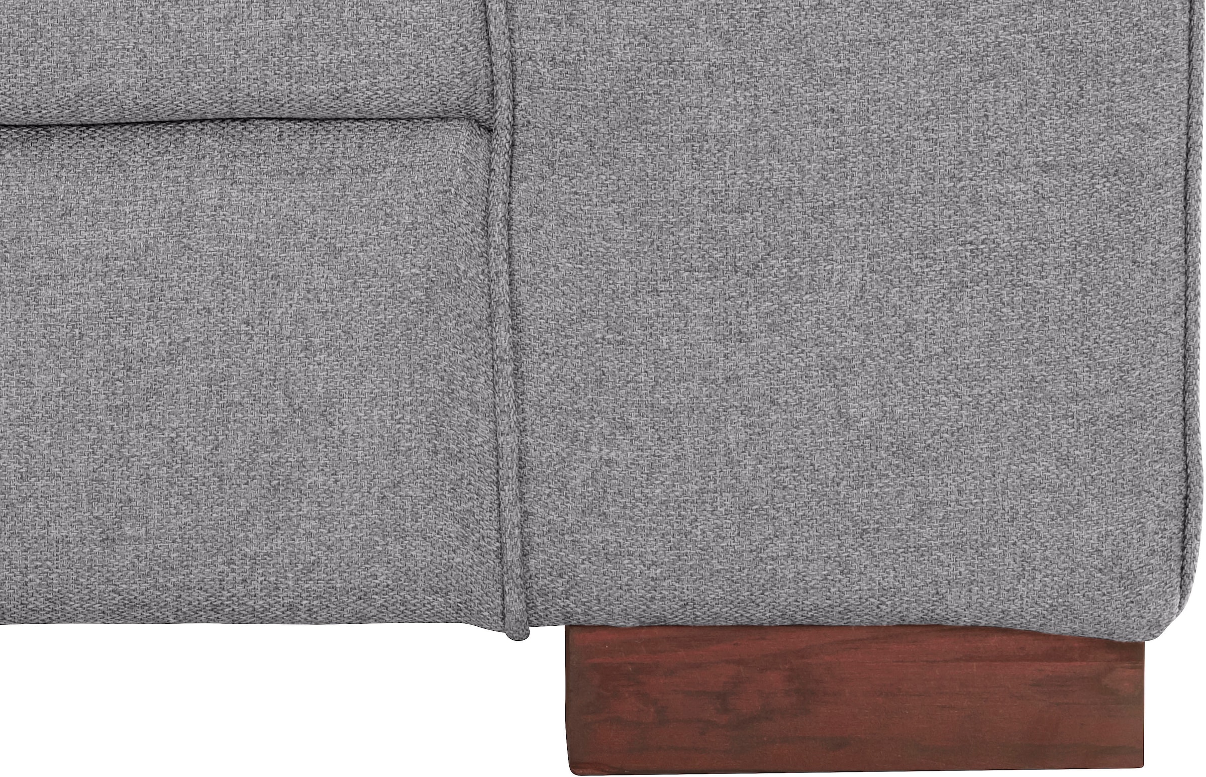 Home affaire Canapé d'angle »Broughton L-Form« weicher Sitzkomfort, incl. 4 Zierkissen, Keder