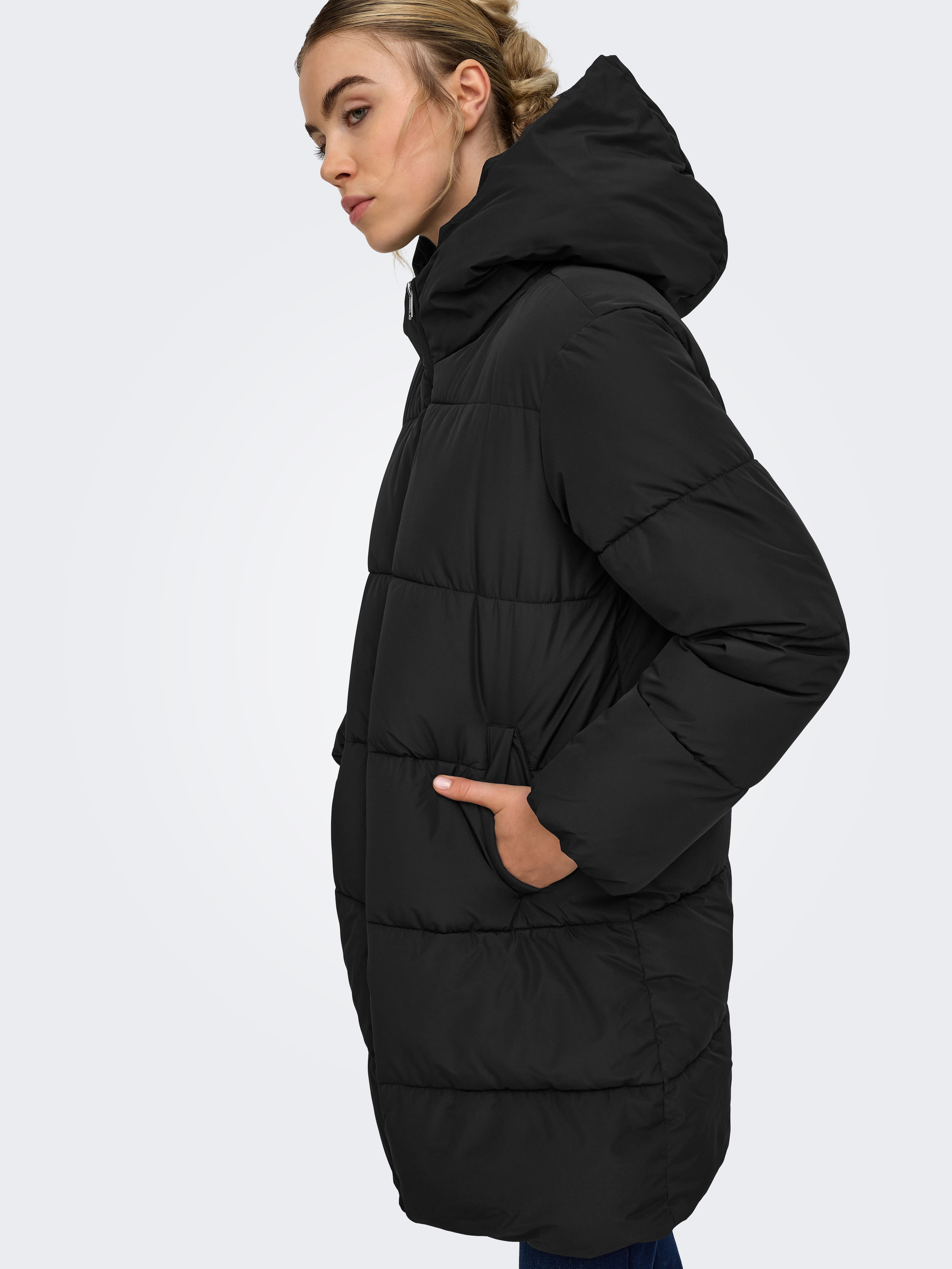 ONLY Steppmantel »ONLJUTA PUFFER COAT OTW« Kunstfaser
