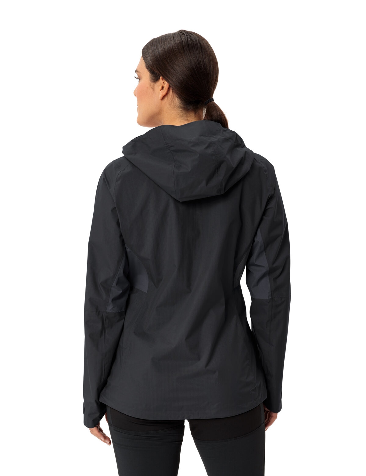 VAUDE Regenjacke »WOMEN'S SIMONY 2,5L JACKET V« mit Kapuze für Wandern und Trekking, atmungsaktiv, wasserdicht, mit Kapuze