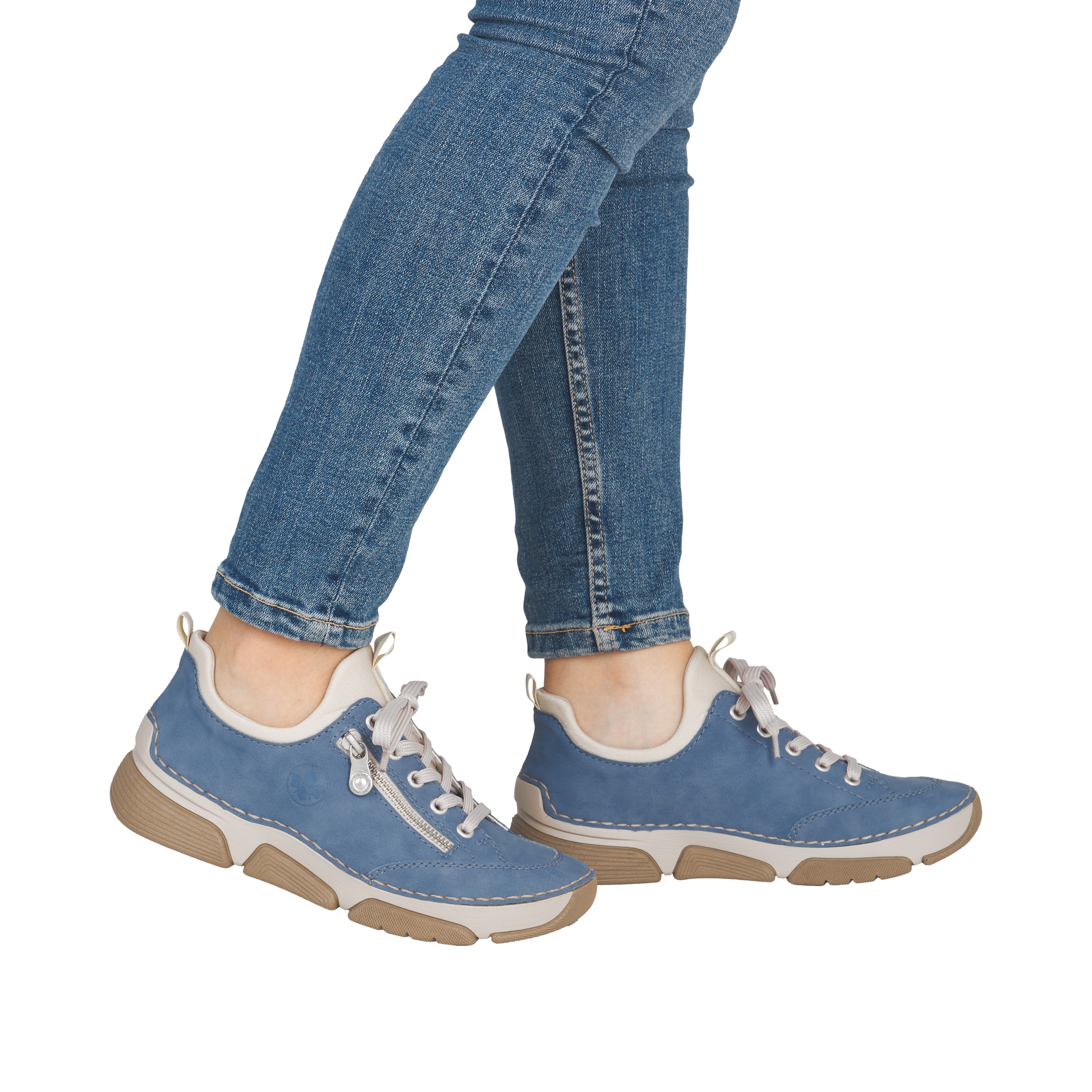 Rieker Baskets slip-on  chaussure à enfiler, chaussure basse, chaussure de loisirs avec semelle intérieure souple