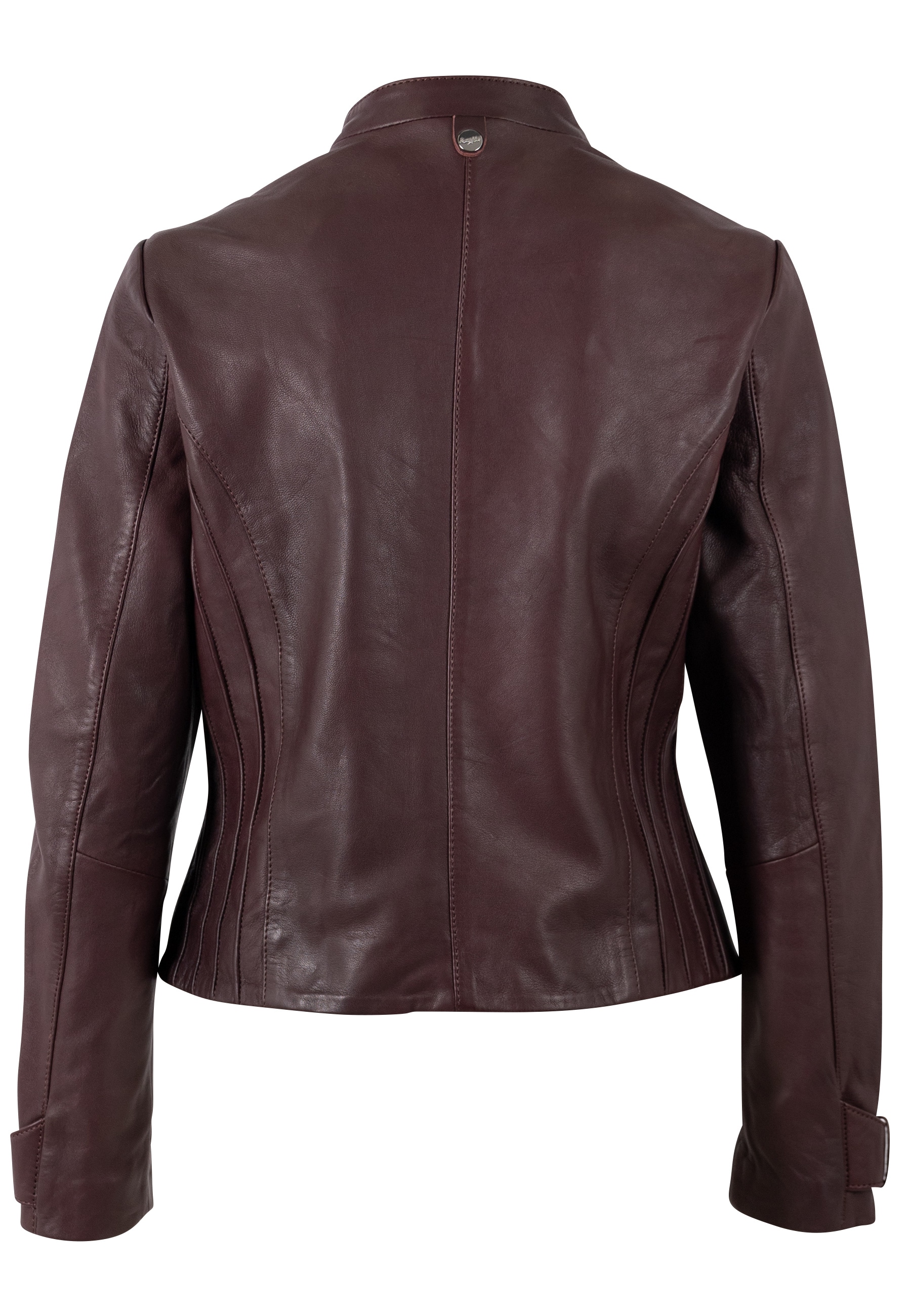 Mauritius Veste en cuir »MWLuciana« avec col montant court