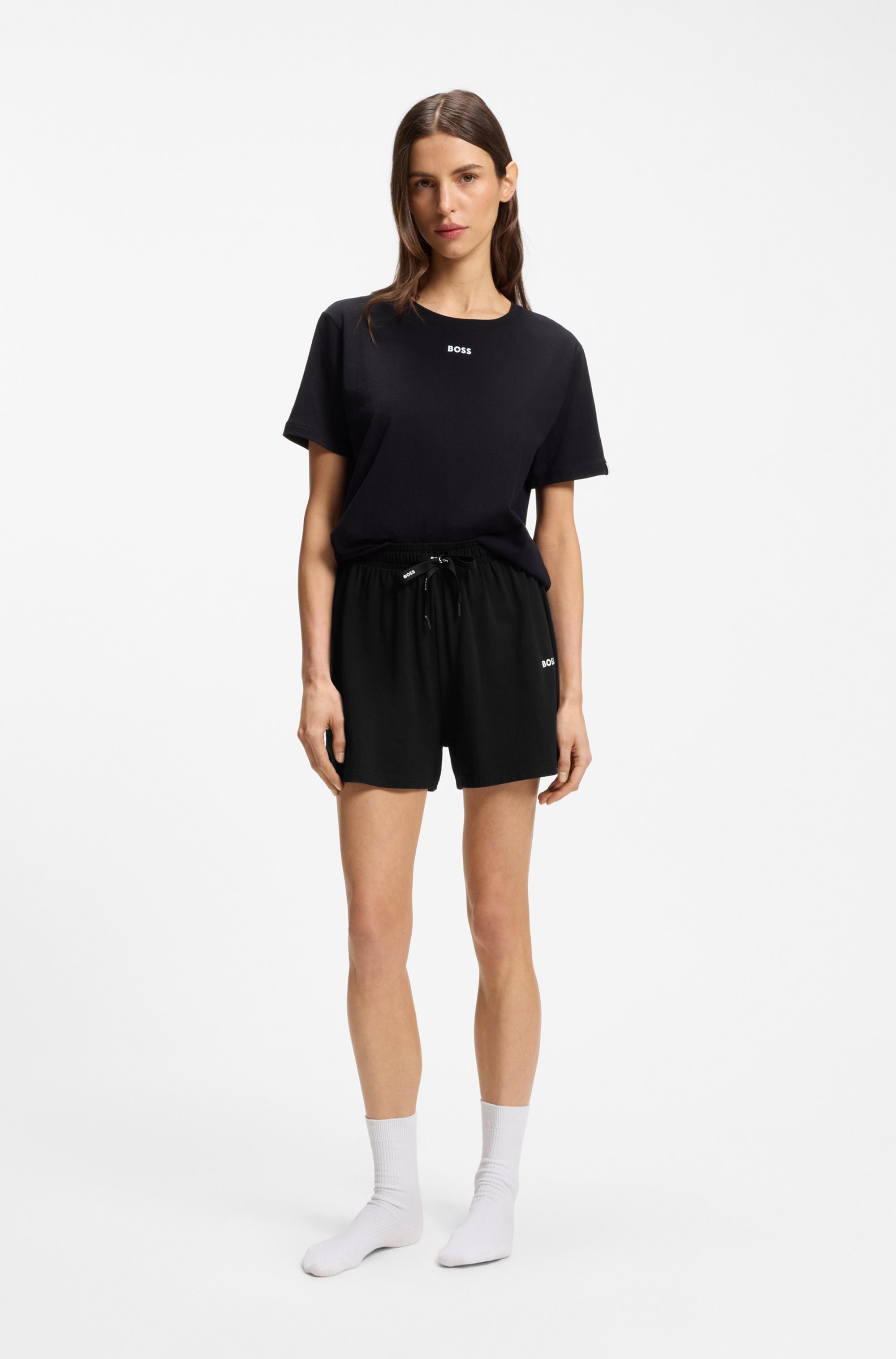 BOSS Pyjamahose »CI_Shorts CW«  mit BOSS Logoschriftzug