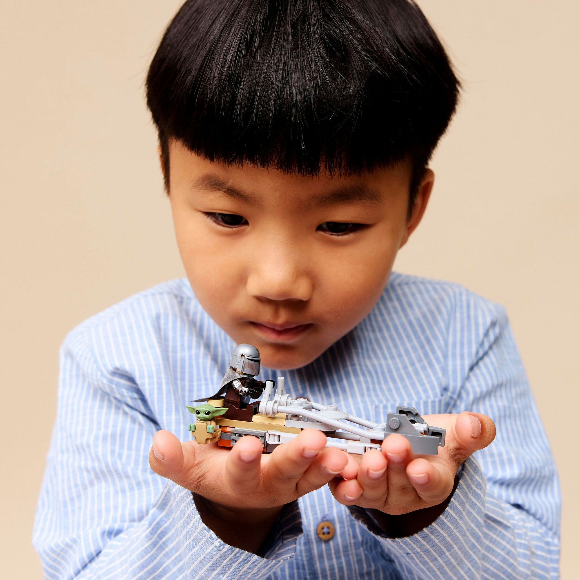 LEGO® Pions de construction »Der Mandalorianer und Grogu auf ihrem Speeder Bike (75436)« LEGO Star Wars