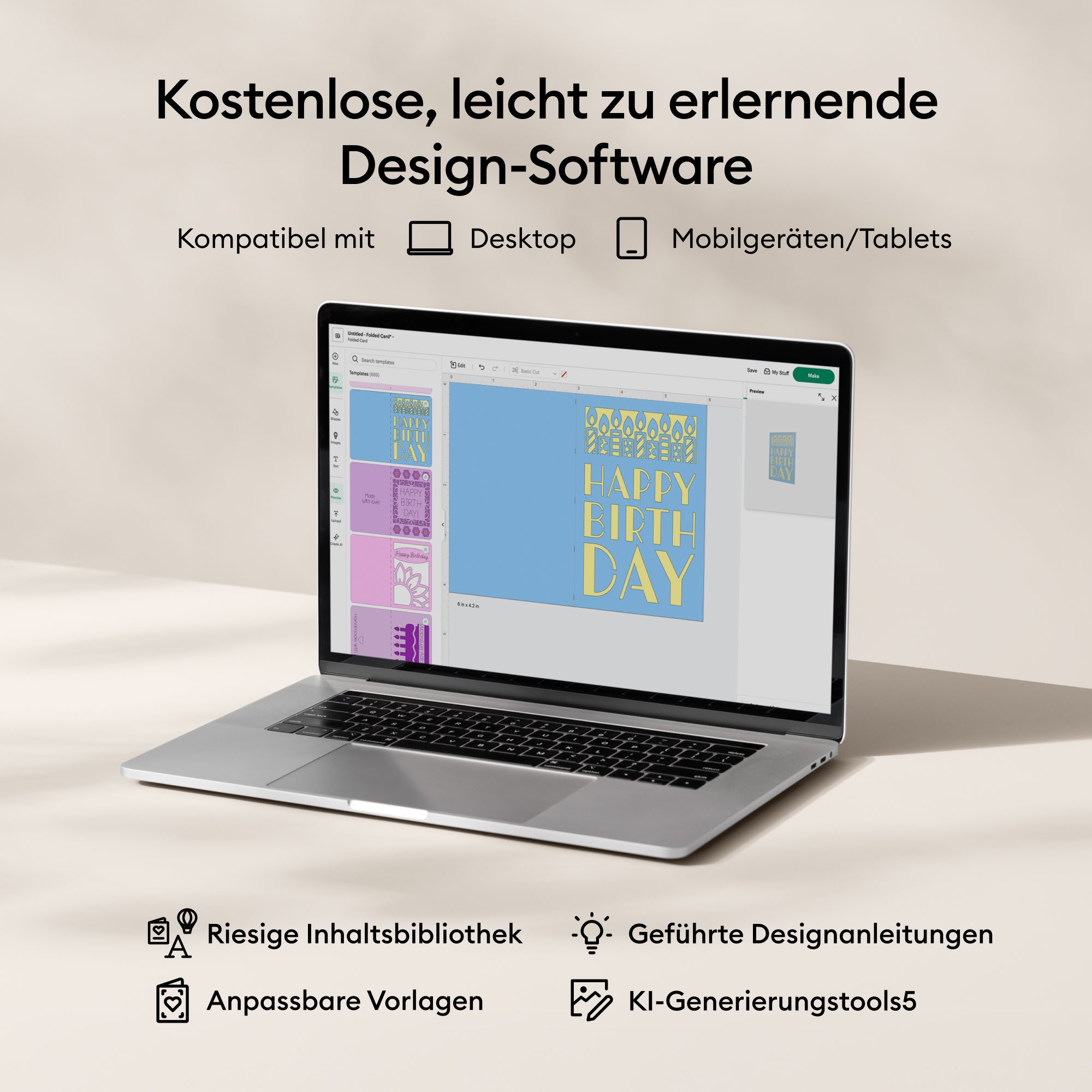 Cricut Schneideplotter »Explore™ 5 + Essential-Bundle«