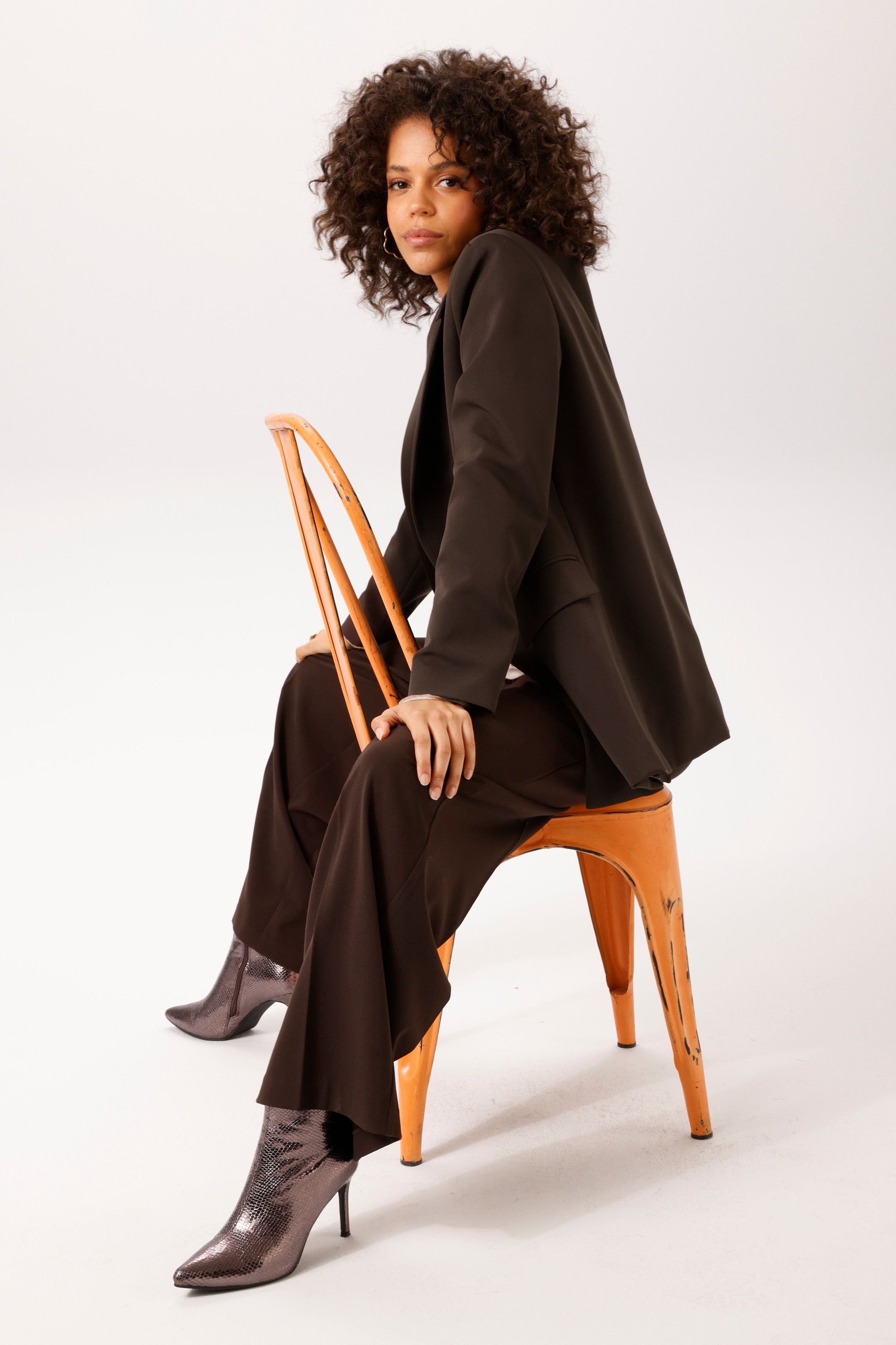 Aniston CASUAL Blazer long avec col à revers - NOUVELLE COLLECTION
