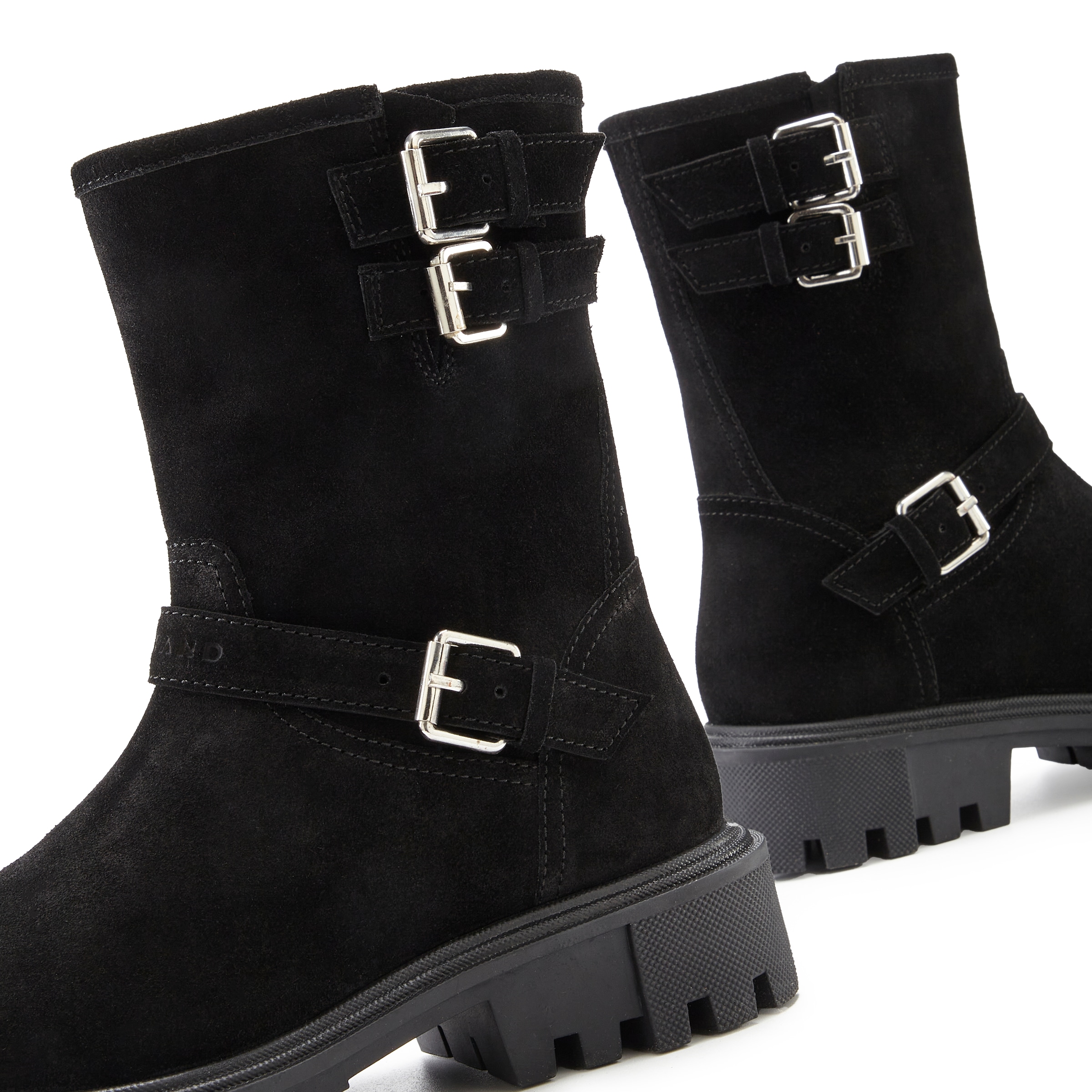 Elbsand Bottines »Stiefel, Boots, Bikerboots, Lederstiefelette, Lederboots«  aus Leder mit trendigen Zierschnallen