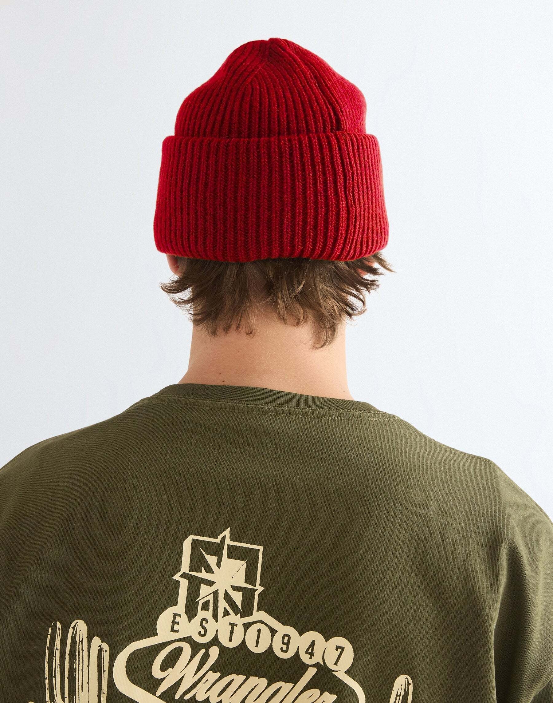 Wrangler Strickmütze »WRANGLER Mütze Ribbed Wool«