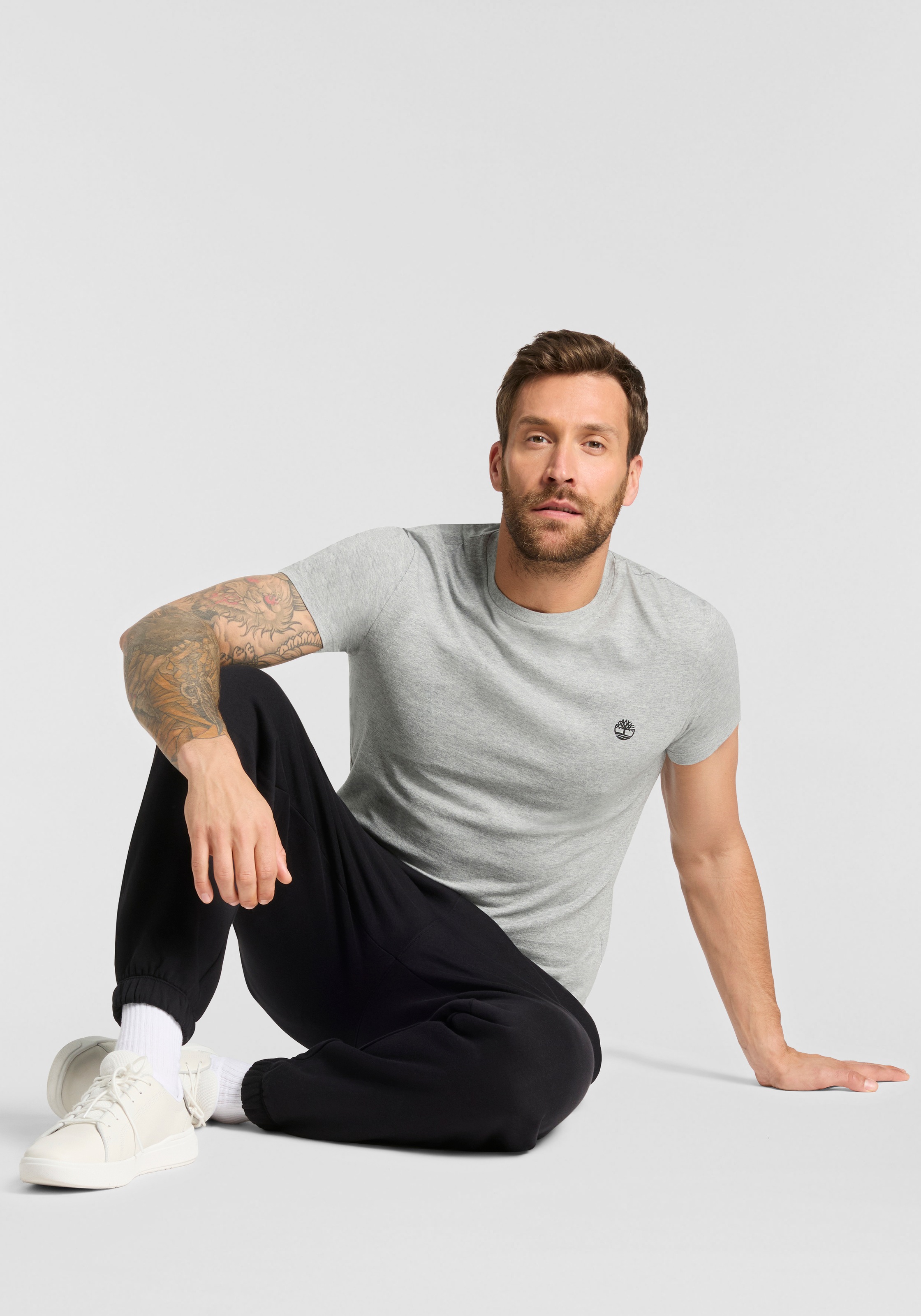 Timberland T-shirt »DUNSTAN RIVER 3xPack Tee« Set, 3 cuis für Sportmode, Outdoormode und Streetwear, Kurzarm, aus Baumwolle