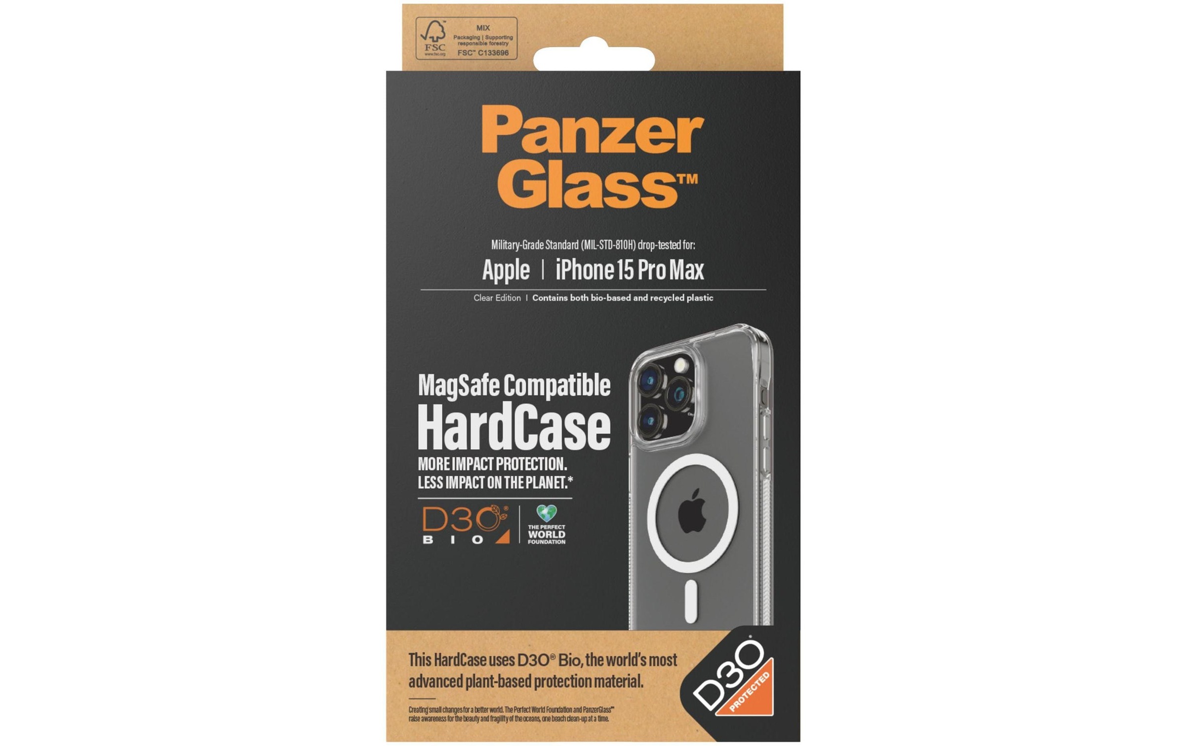 PanzerGlass Backcover »Hard Case MagSafe iPhone 15 Pro Max« Apple iPhone 15 Pro Max