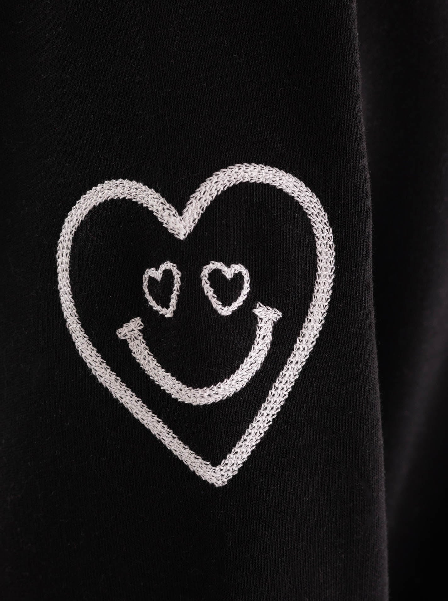 Zwillingsherz Hoodie »"Alissa Shiny"«, glänzender Print, Daumenloch, Kordel, gesticktes Herz am Ärmel
