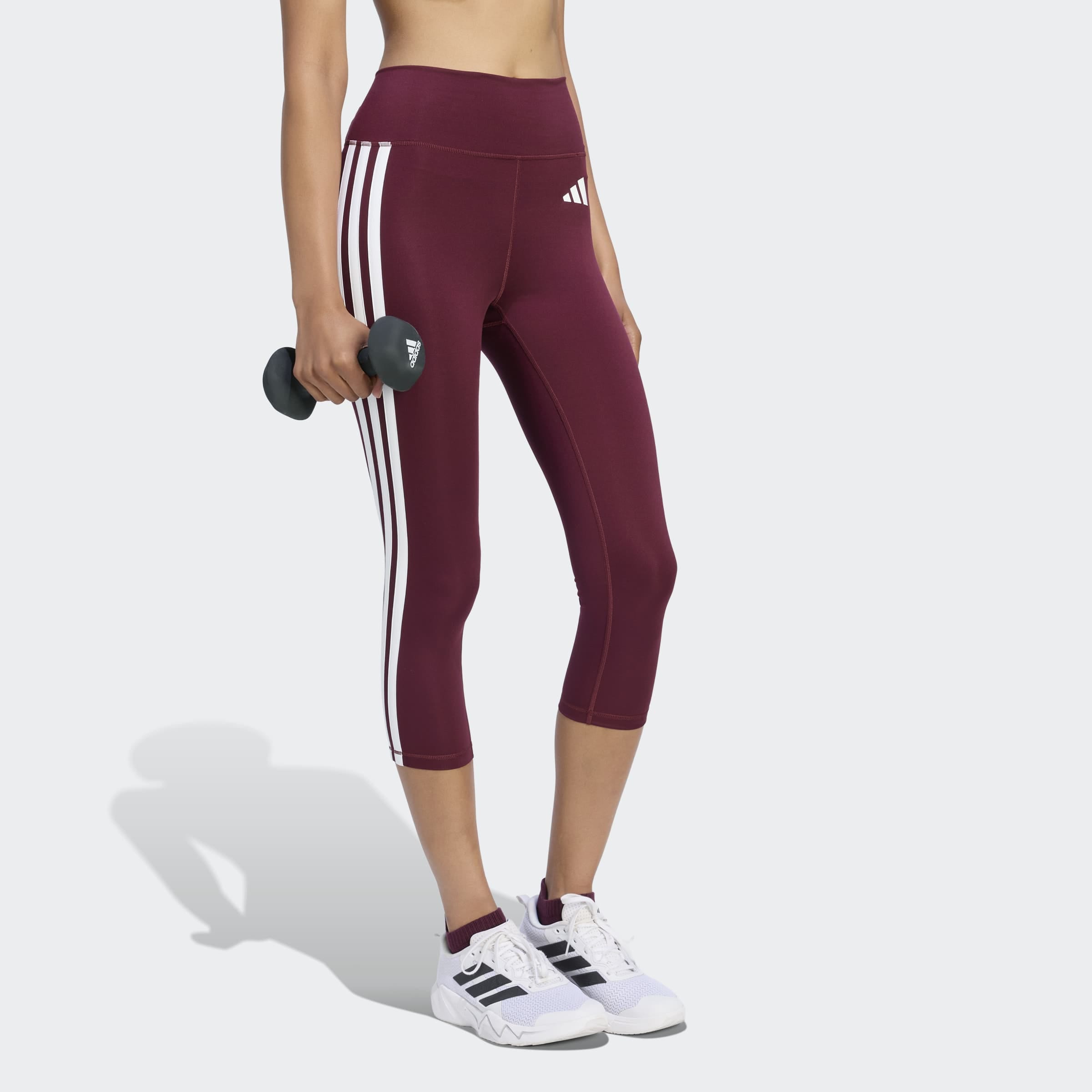 adidas Performance Trainingstights »OPTIME ESSENTIALS WORKOUT 3-STREIFEN 3/4 LEGGINGS«