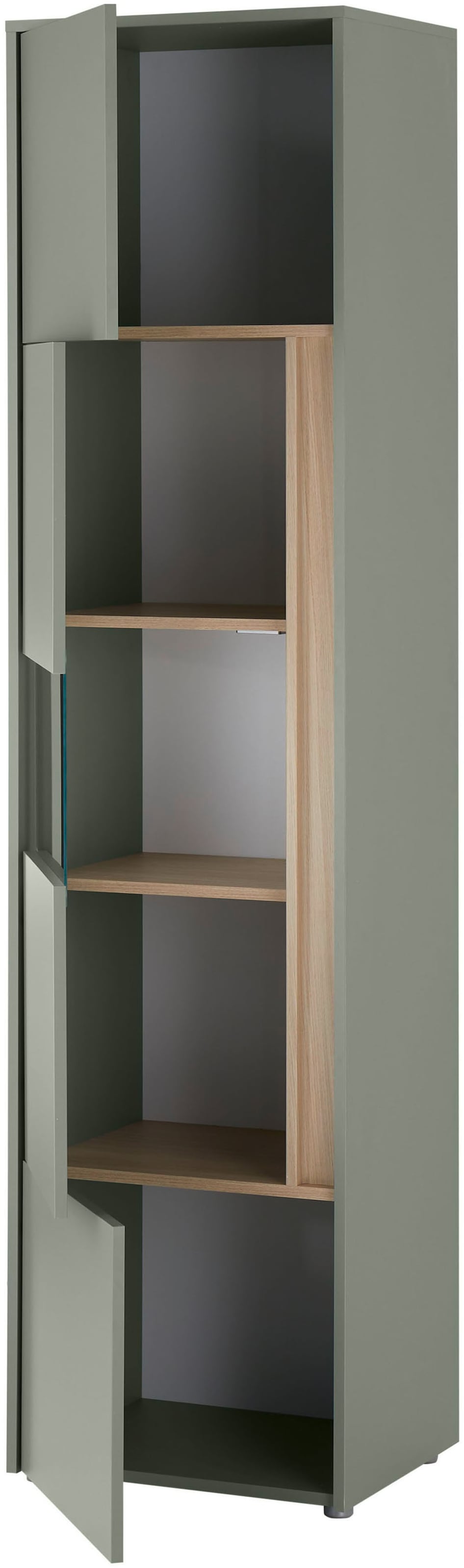 Home affaire Vitrines »City/Giron, moderner Hochschrank, Glasvitrine« zeitlos, modern, ausreichend Stauraum, vielseitig einsetzbar