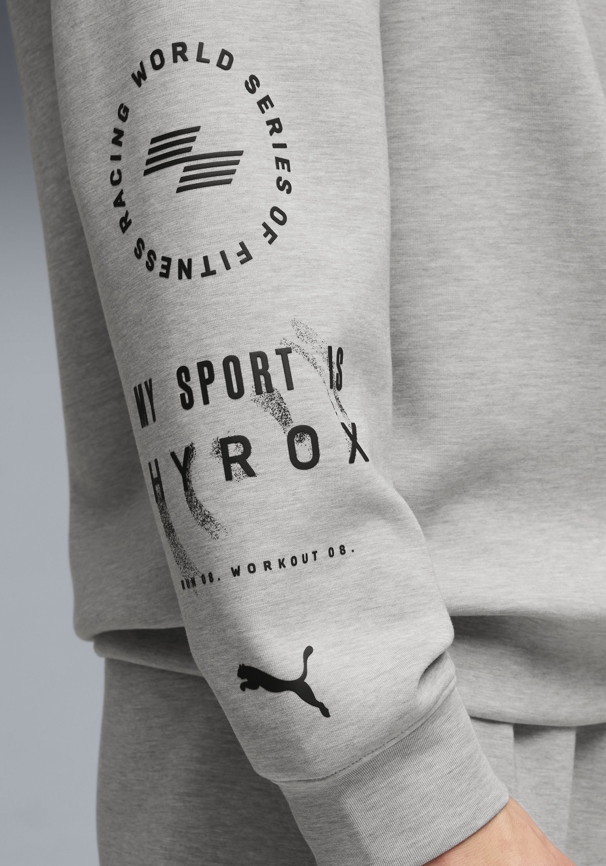 PUMA Sweat à capuche »M  X HYROX CLOUDSPUN HOODIE«, Regular Fit, für Fitness und sportliche Aktivitäten, mit Kapuze

