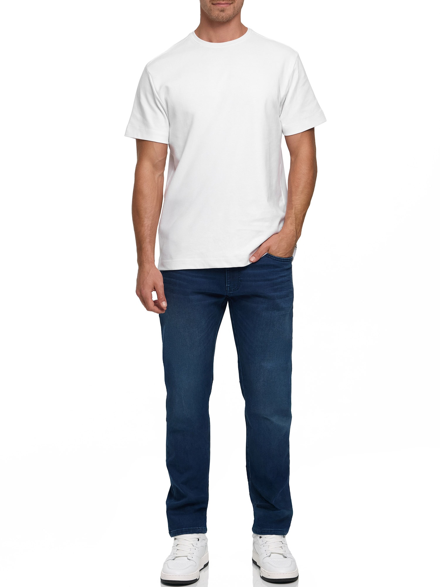 Indicode Regular-fit-Jeans »INCoil« Baumwollmischung, regular fit