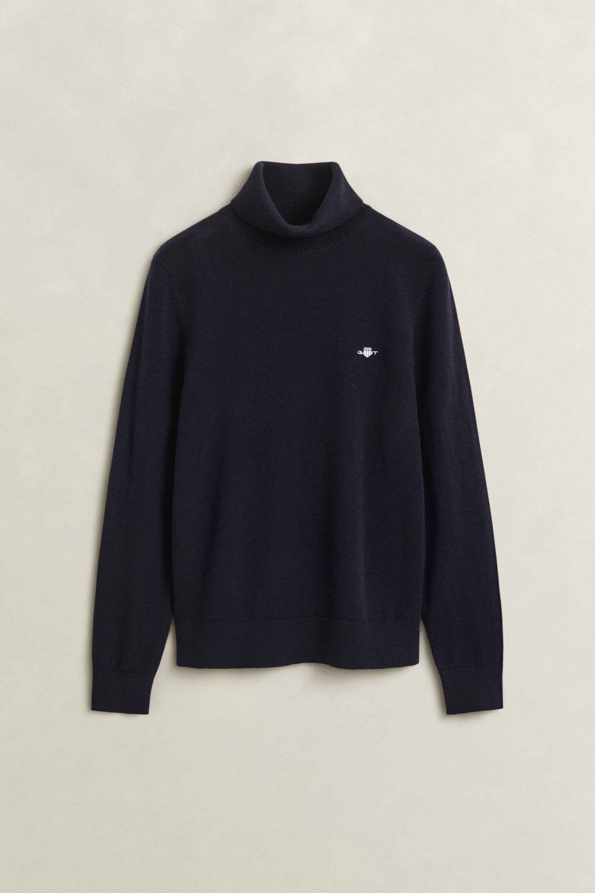 Gant Rollkragenpullover »WOOL COTTON TURTLENECK« normale Passform, unifarben