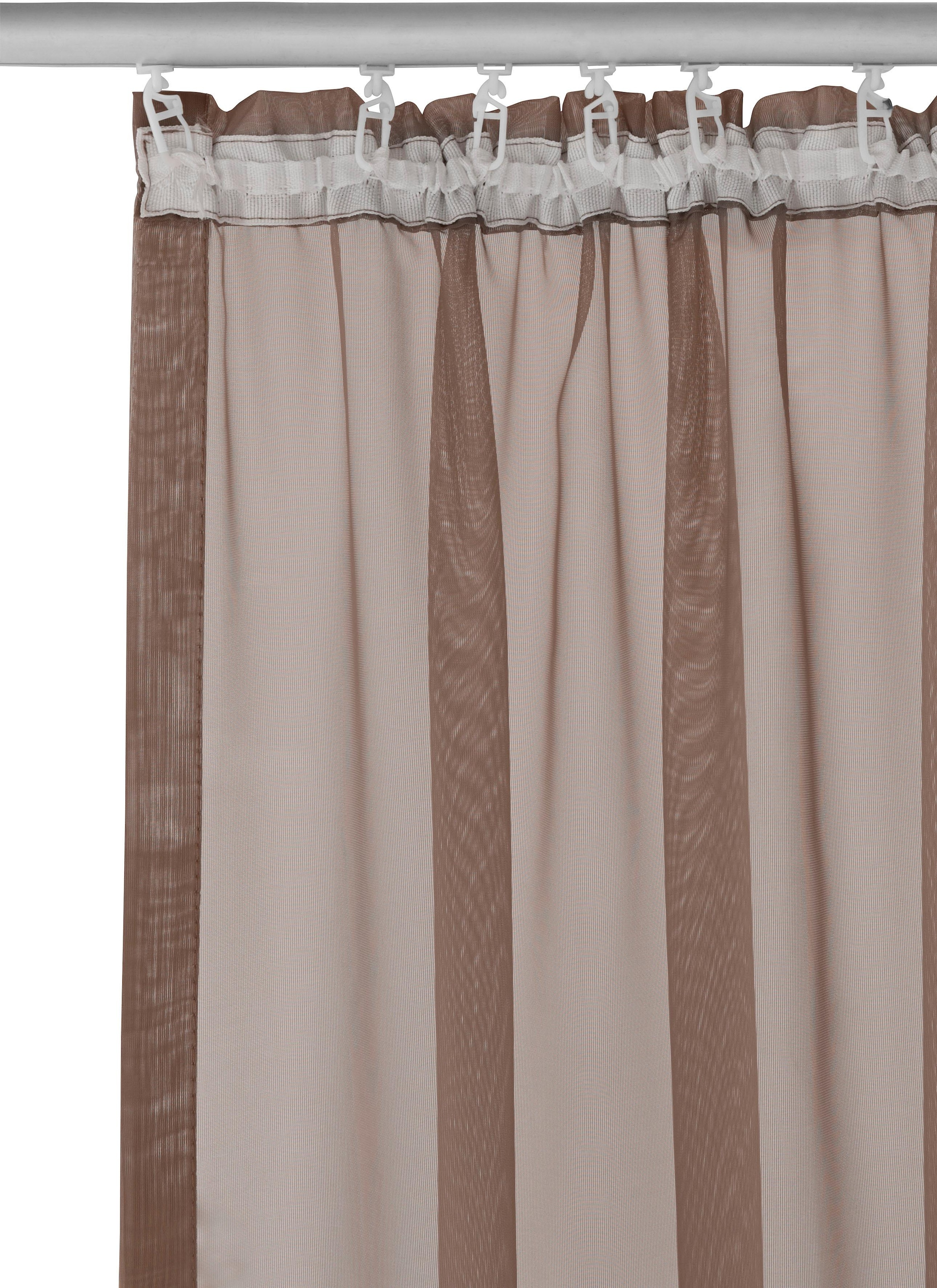 GOODproduct Rideau »XANA« Bande volante 1 cuis tlg. Bestseller, einfarbig, 1 bzw. 2 Schals, pflegeleicht, Beststeller!