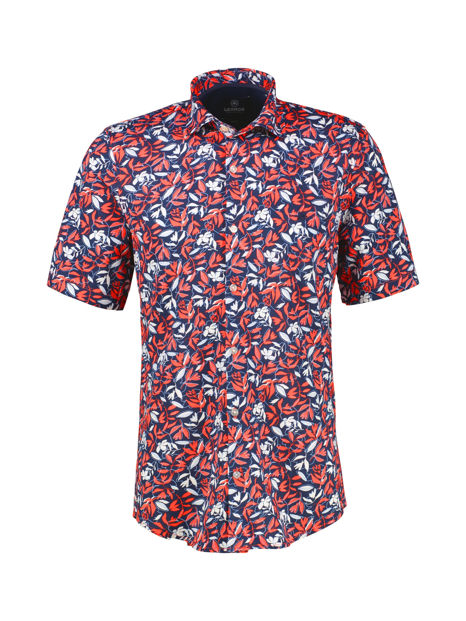 LERROS Chemise à manches courtes »1/2 Hemd aus 100 % Baumwolle, floral bedruckt«