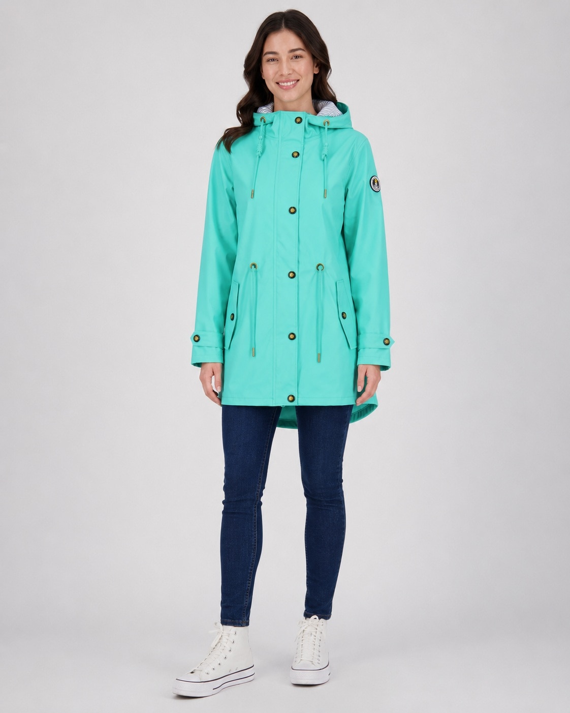 ankerglut Veste de pluie »Friesennerz ankerglutliebe WOMEN« avec capuche également disponible en grandes tailles