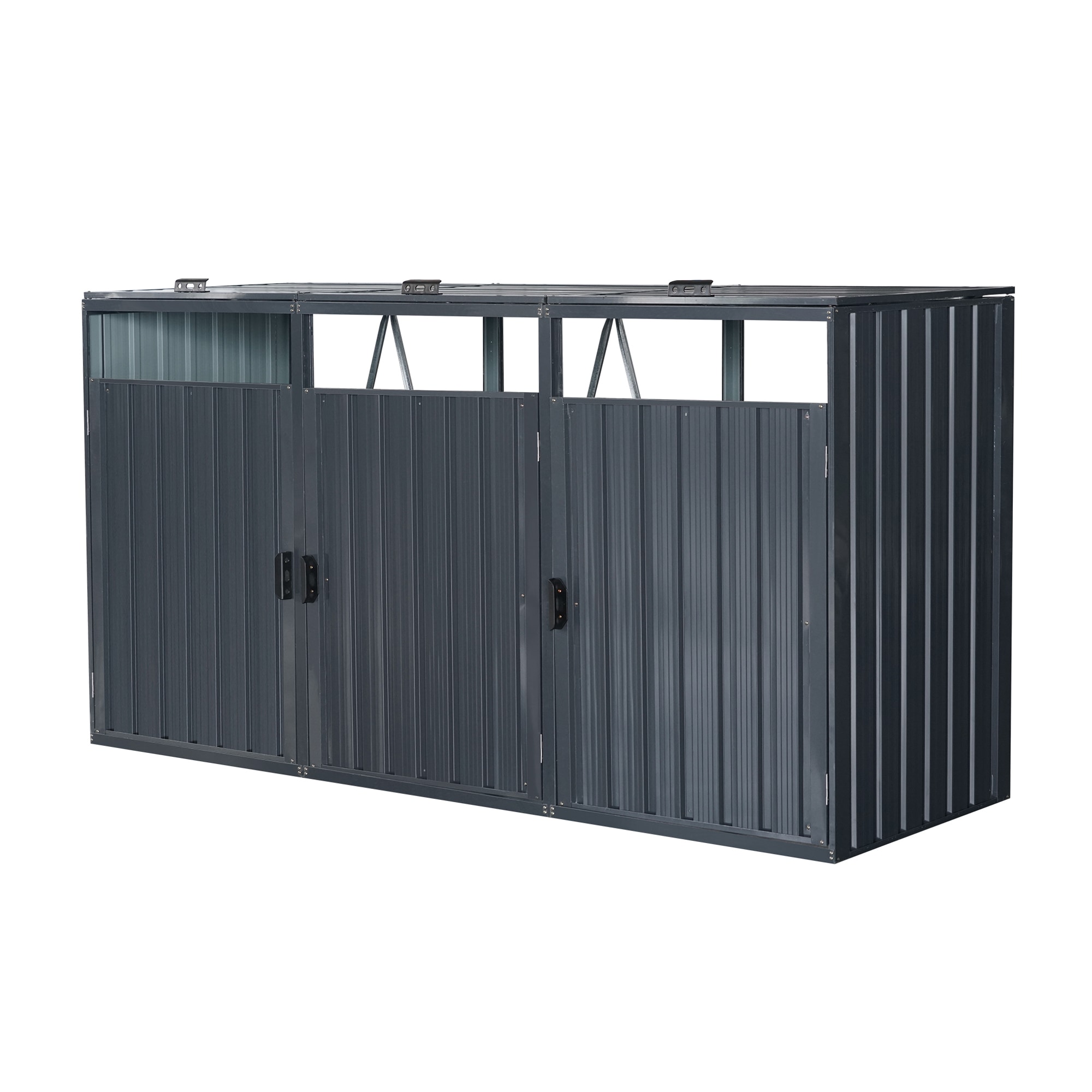 KONIFERA Coffre à poubelles »Santander« LxPxH : 240x80x122 cm