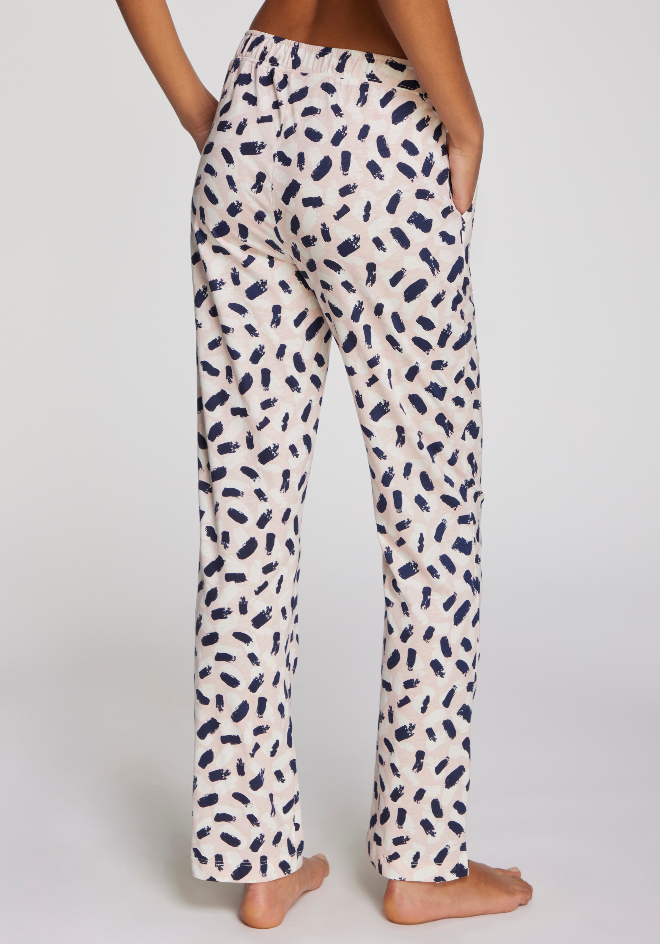 s.Oliver Pantalon de pyjama  avec joli imprimé intégral