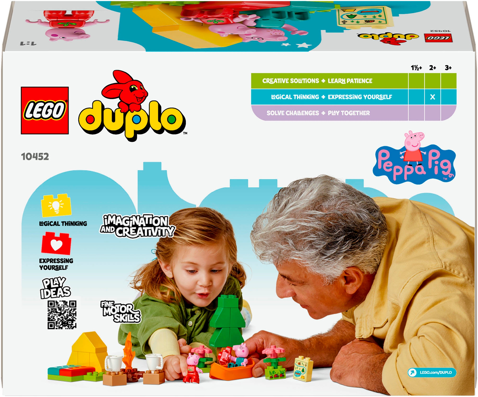 LEGO® Pions de construction »Campingausflug (10452), LEGO® DUPLO Peppa Pig« Made in Europe