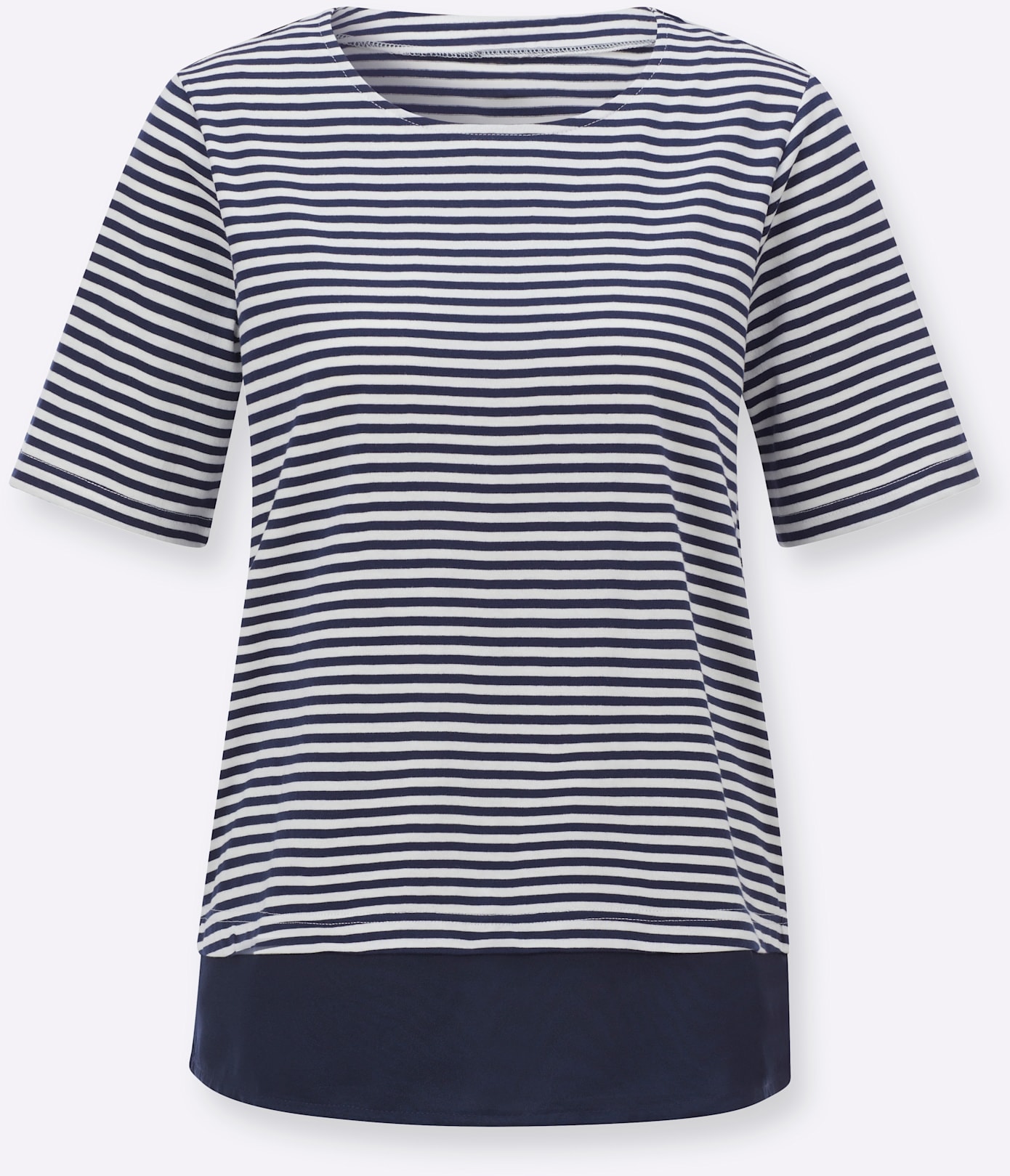 Casual Looks 2-in-1-Shirt »Ringelshirt« 1 tlg.